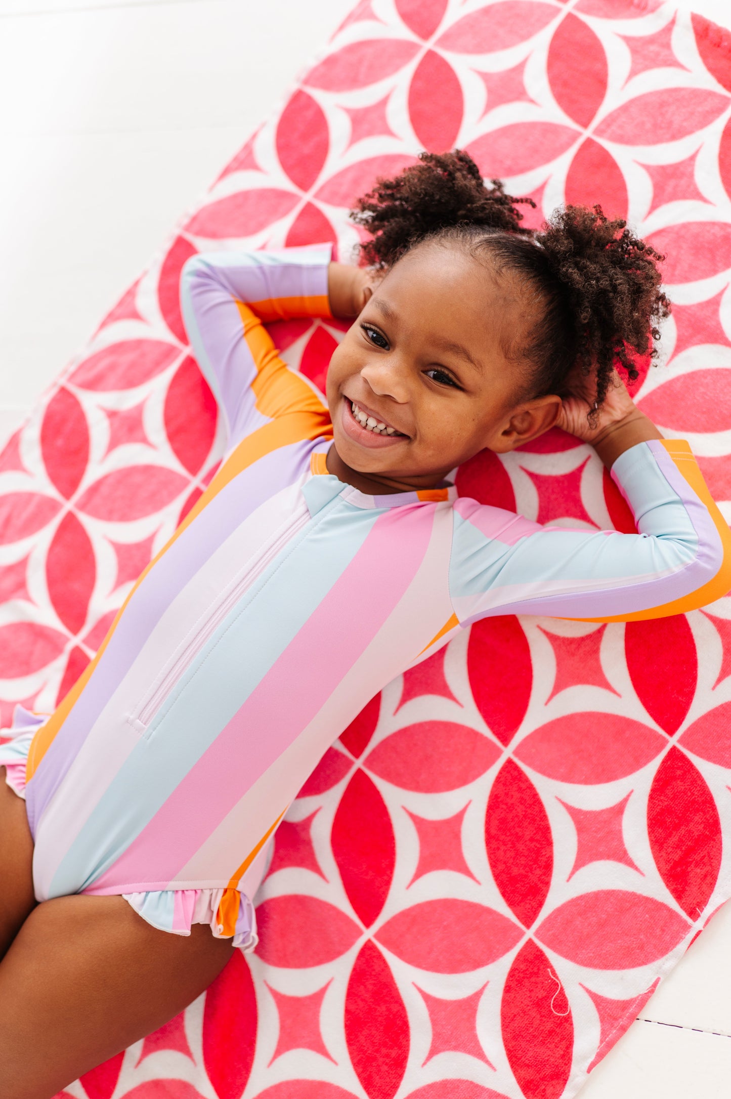 Summer Stripes: ONE-PIECE Rashguard
