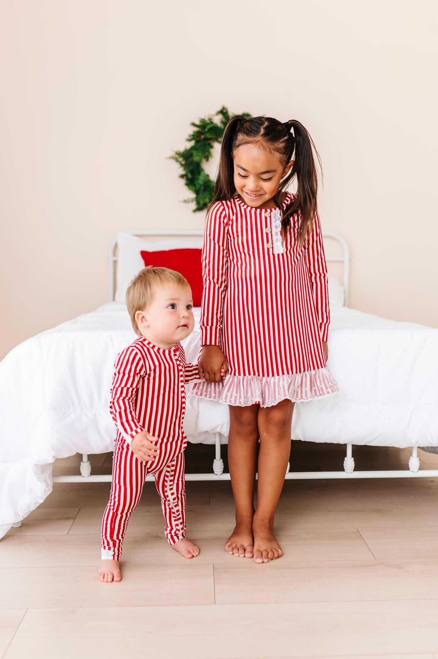 Red Stripes | ZIP ROMPER