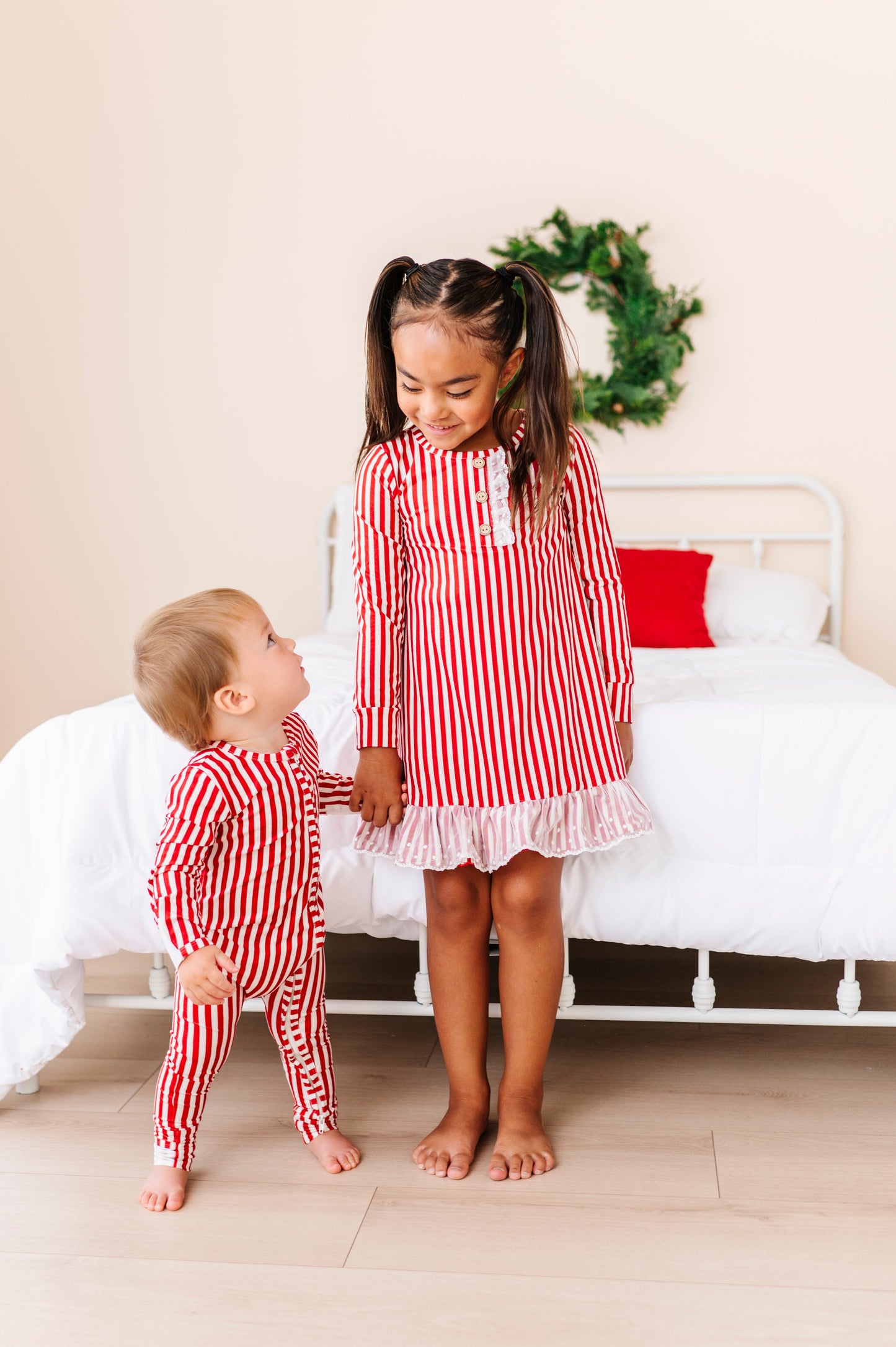 Red Stripes | ZIP ROMPER