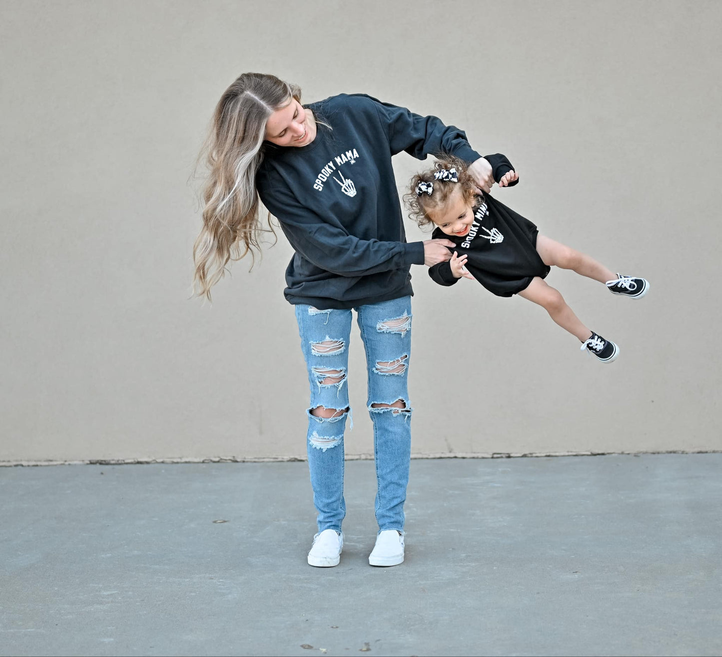 Sweatshirt-Strampler „Spooky Mini“