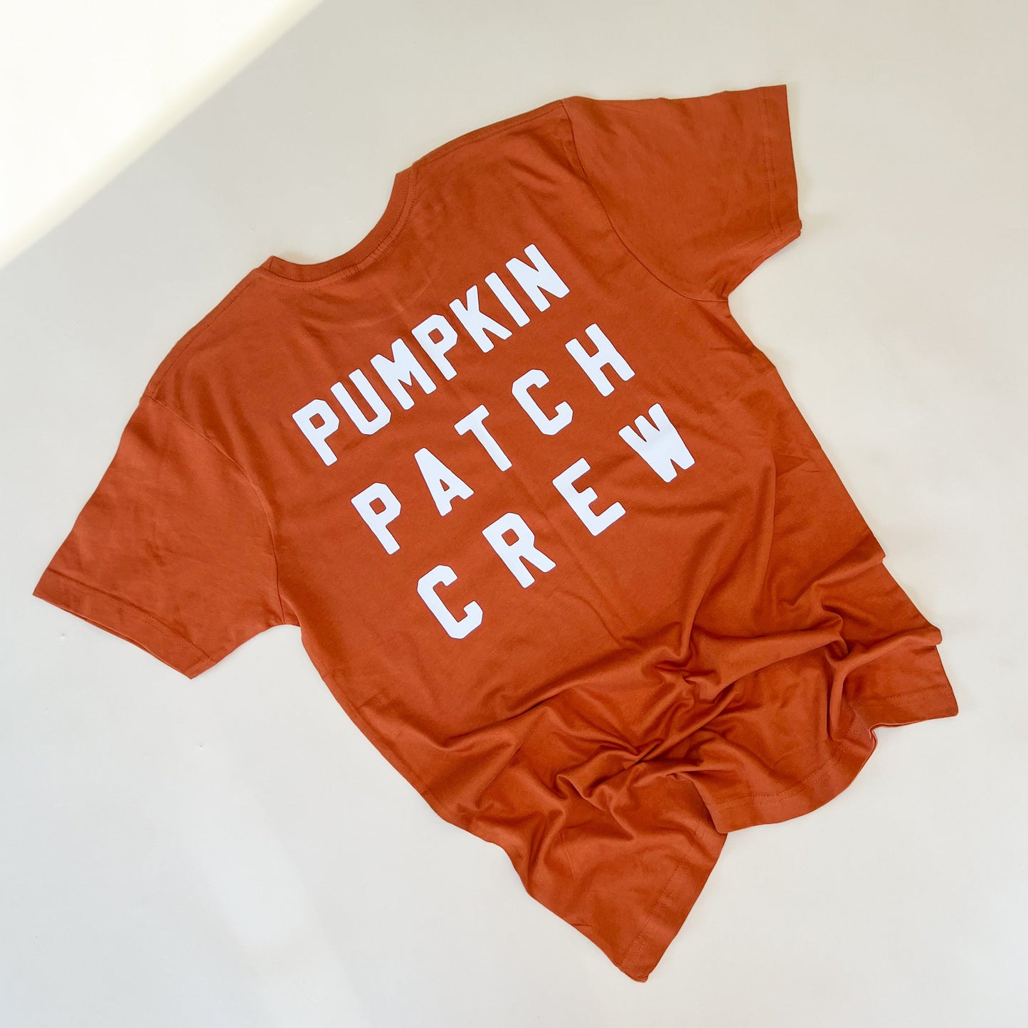 Pumpkin Patch Crew Classic Adult Tee - White Design