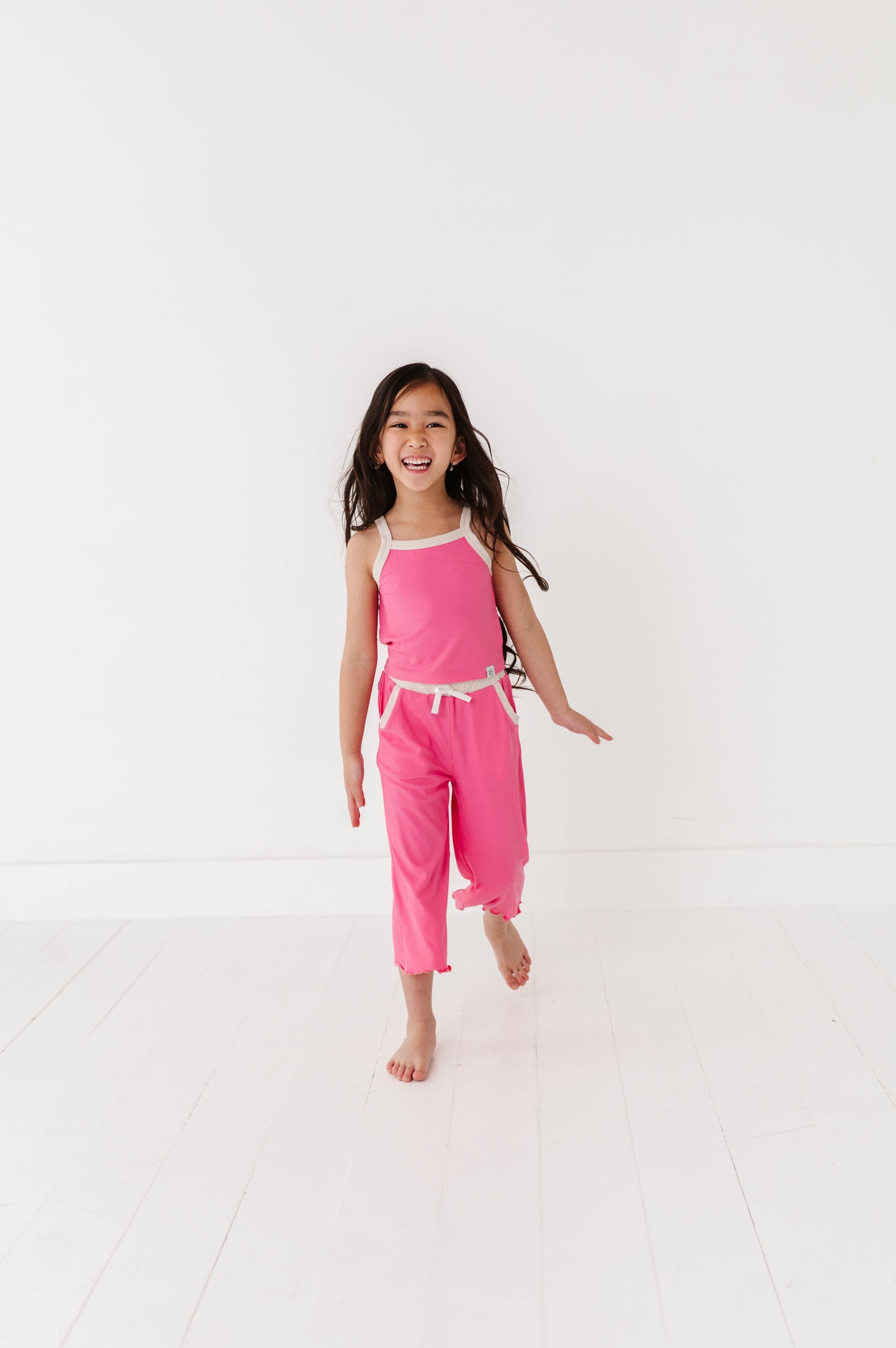 ROSEY | Tank + Wide Leg Pant RIB SET