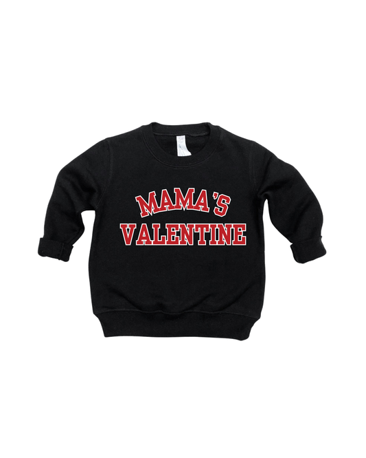 Mama's Valentine Varsity Pullover