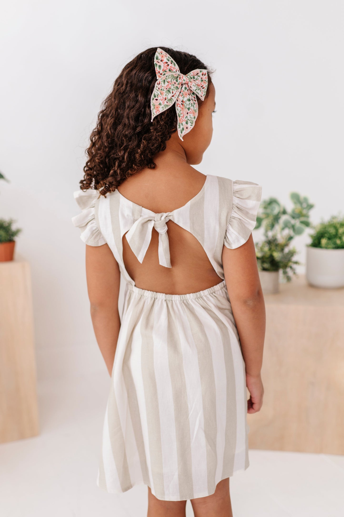 Coastal Stripes | Tie Back DRESS