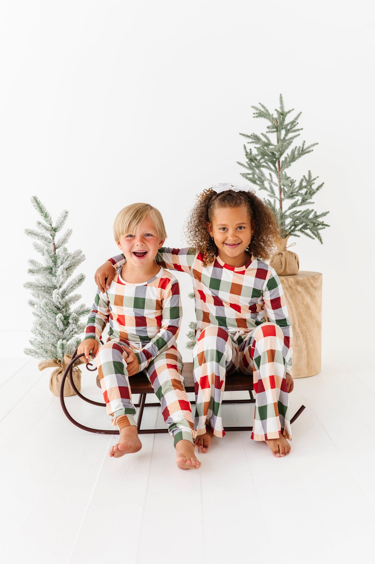 Holiday Plaid | BOYS JOGGER SET