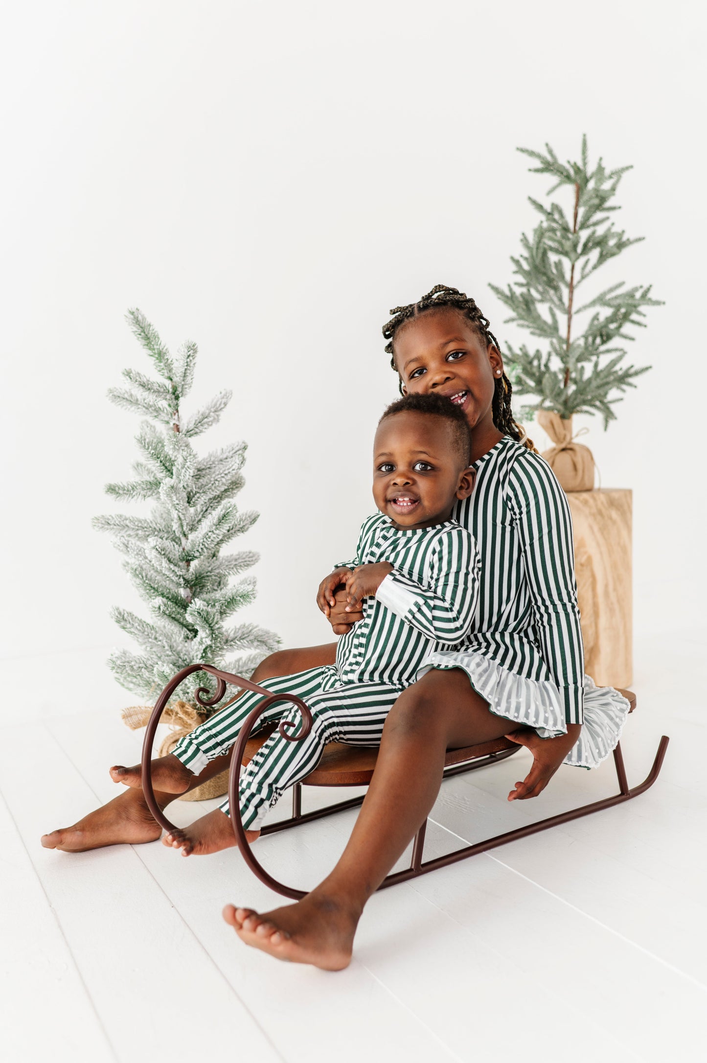 Green Stripes | ZIP ROMPER
