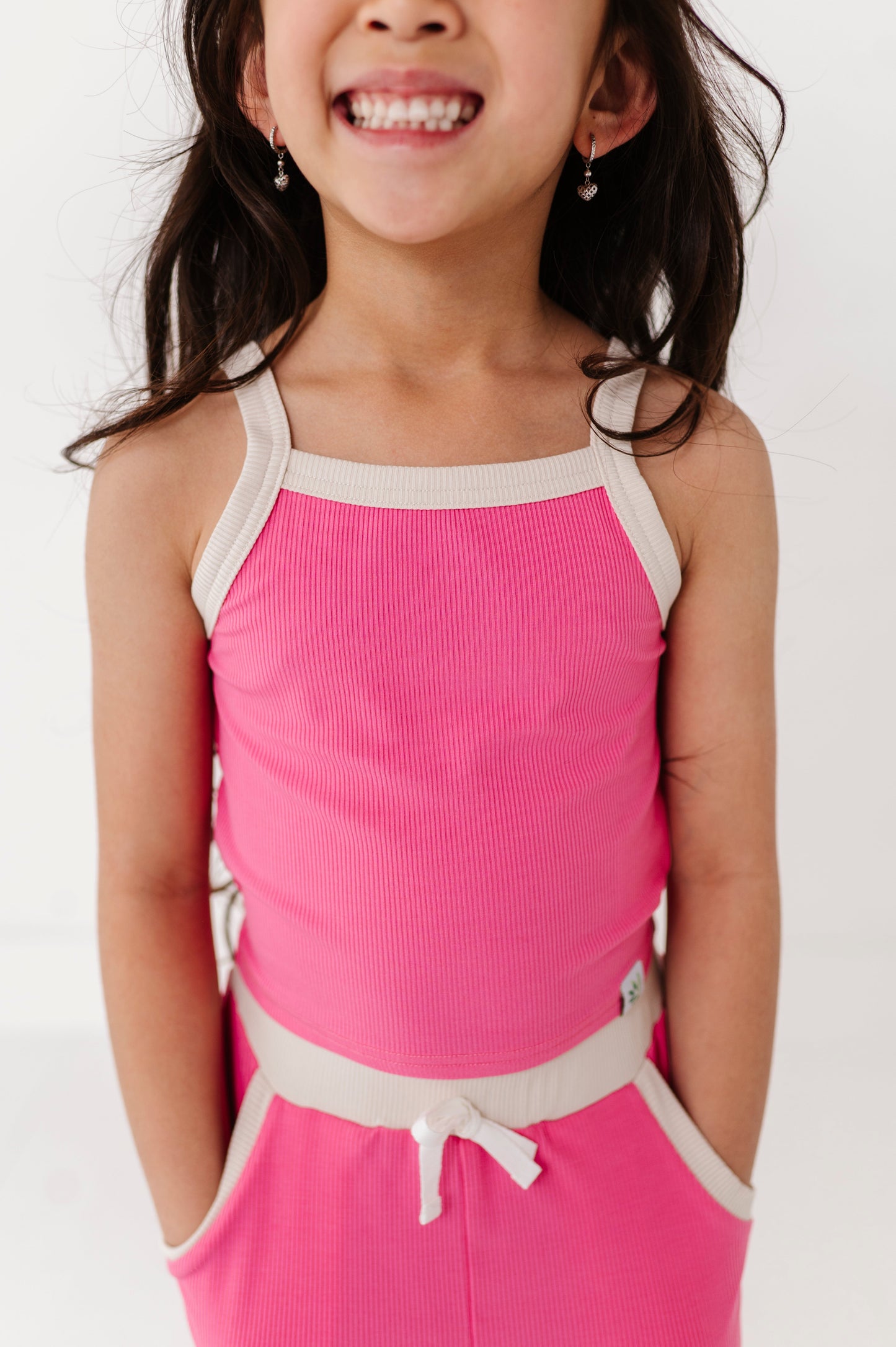 ROSEY | Tank + Wide Leg Pant RIB SET