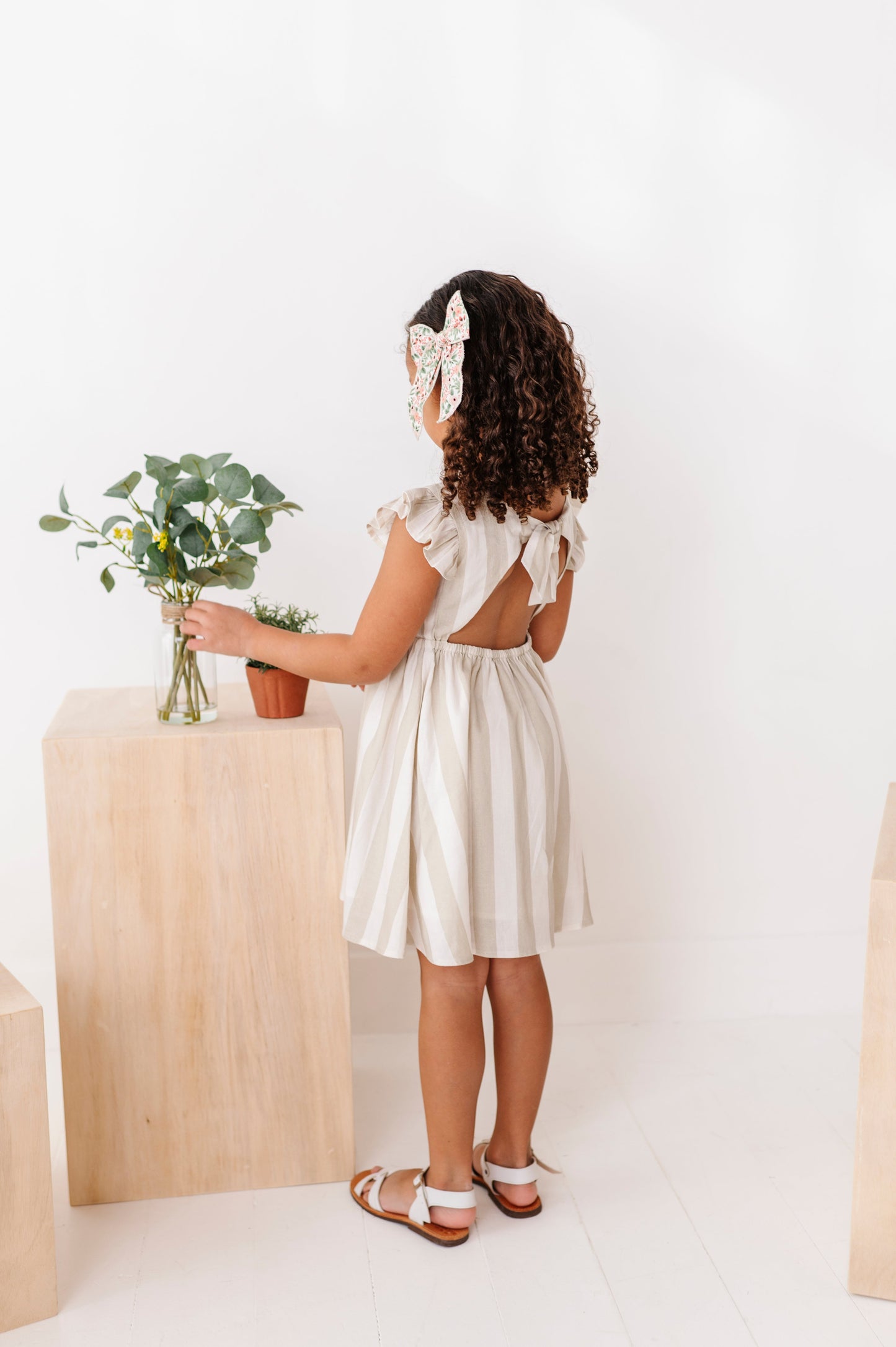Coastal Stripes | Tie Back DRESS