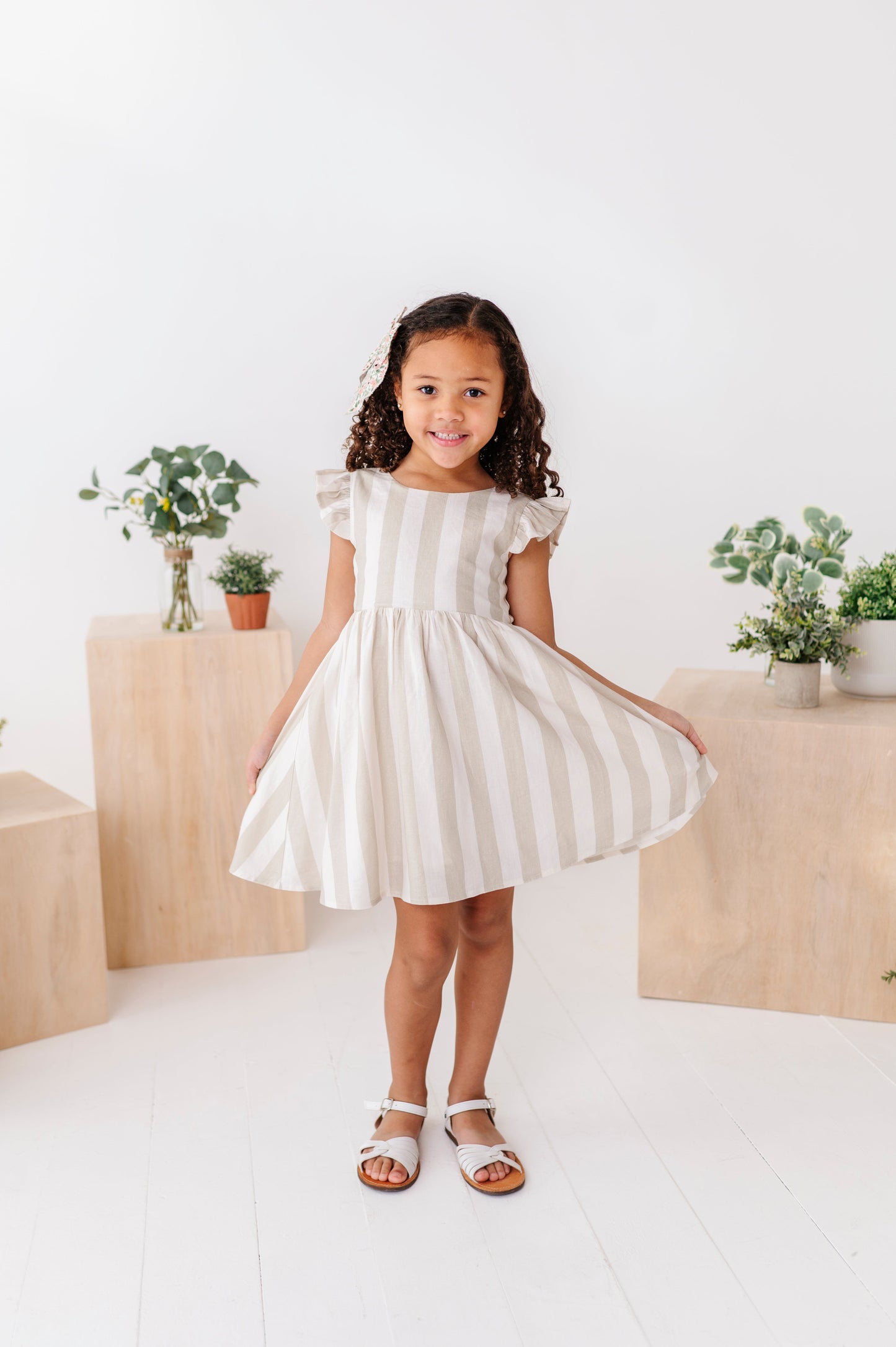 Coastal Stripes | Tie Back DRESS