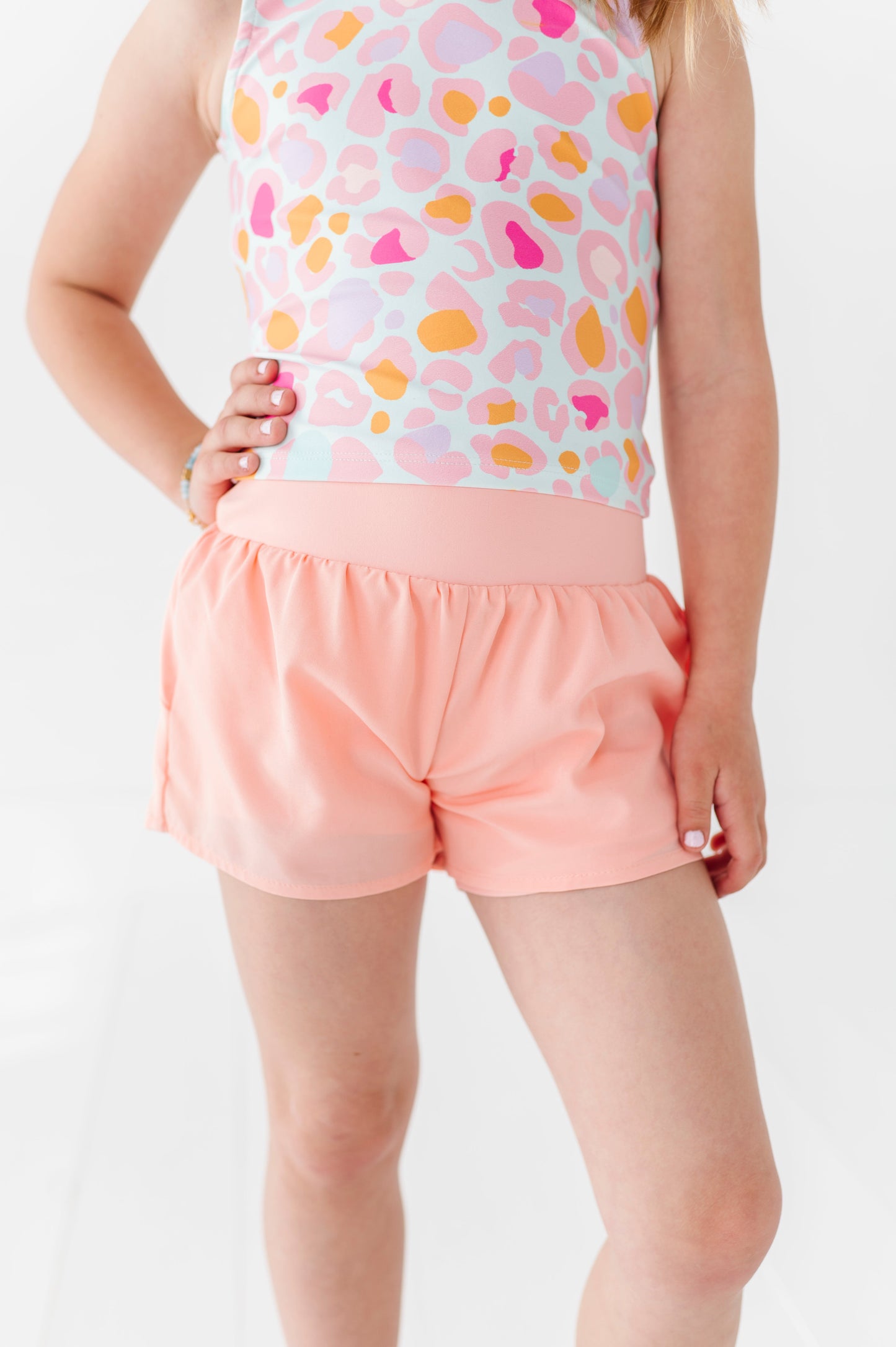 Peachy Pearl | Ruffle Bum Runner Shorts