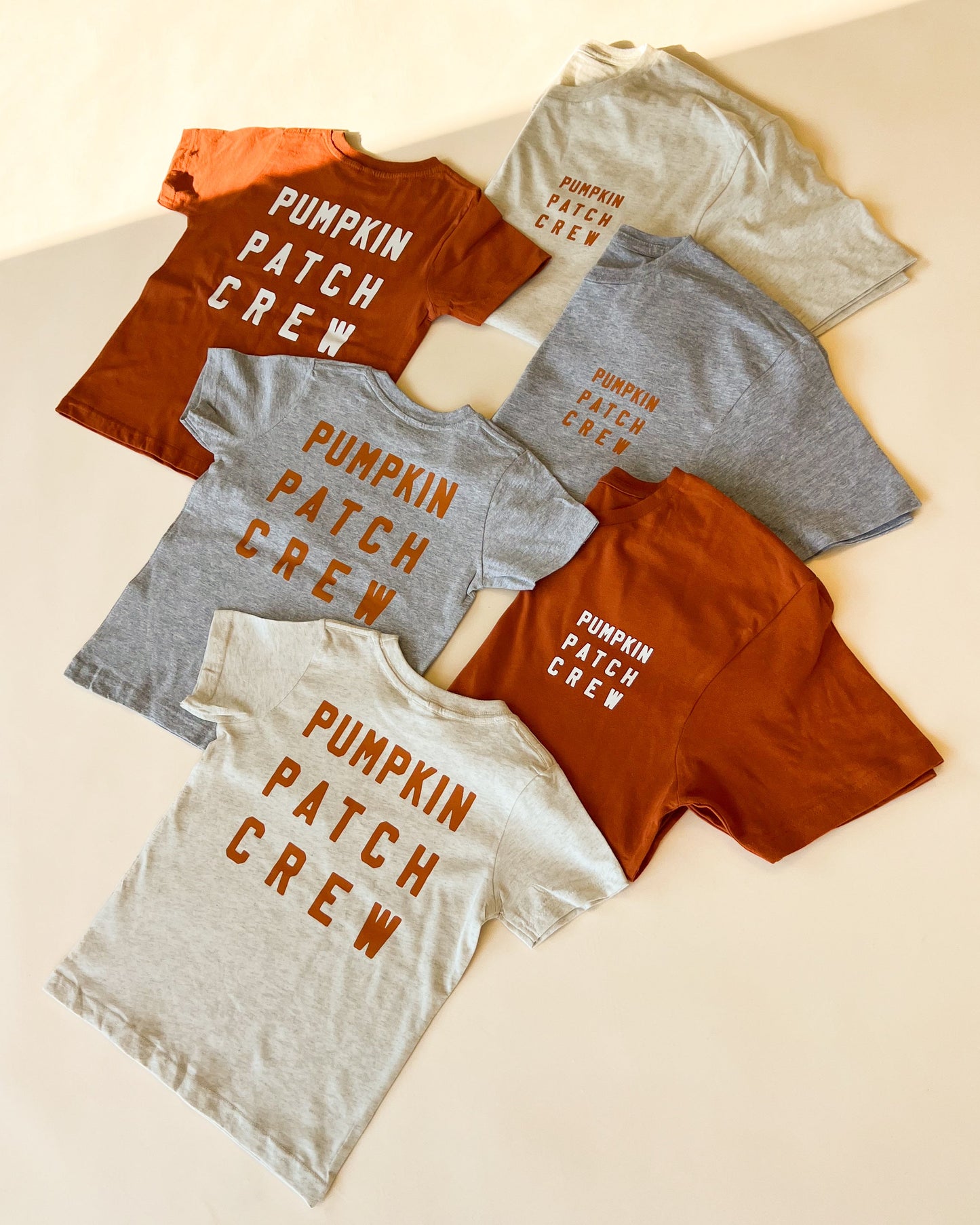 Pumpkin Patch Crew Classic Child Tee - White Design