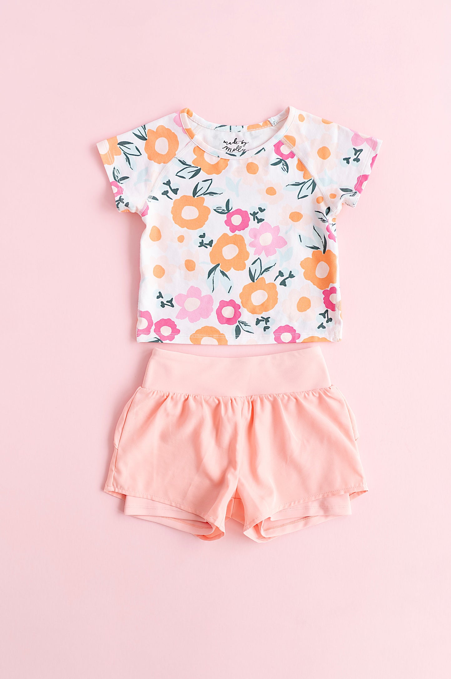Peachy Pearl | Ruffle Bum Runner Shorts