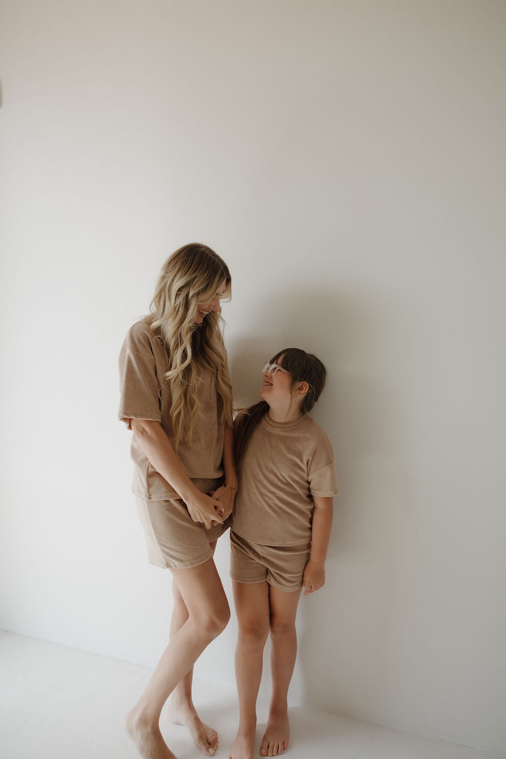 Child Terry Short Set | Tan