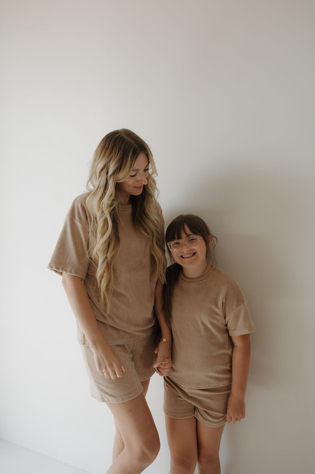 Child Terry Short Set | Tan