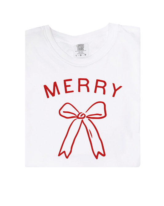 Merry Bow Tee