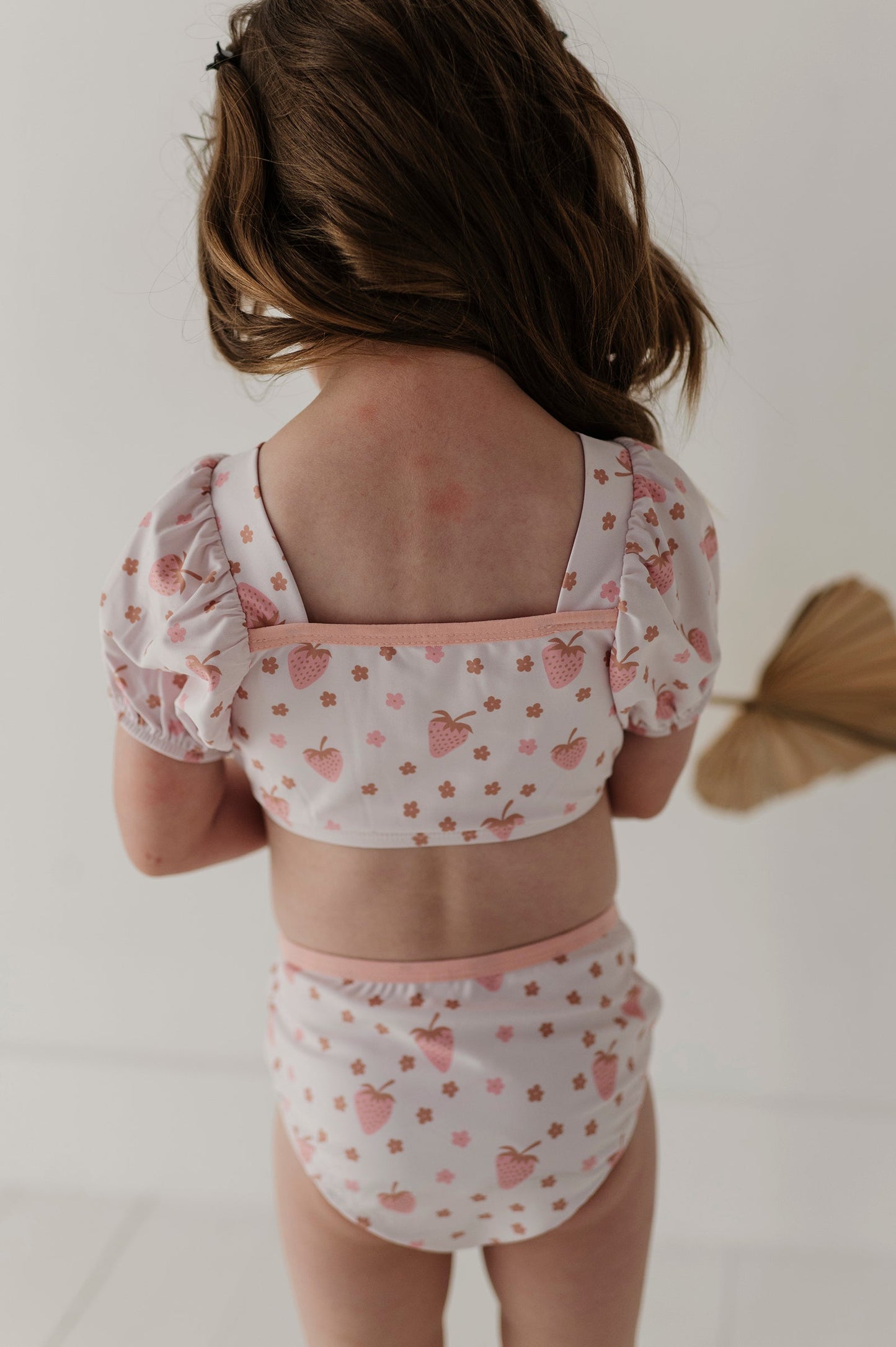 Girl's Puff Sleeve Swimsuit