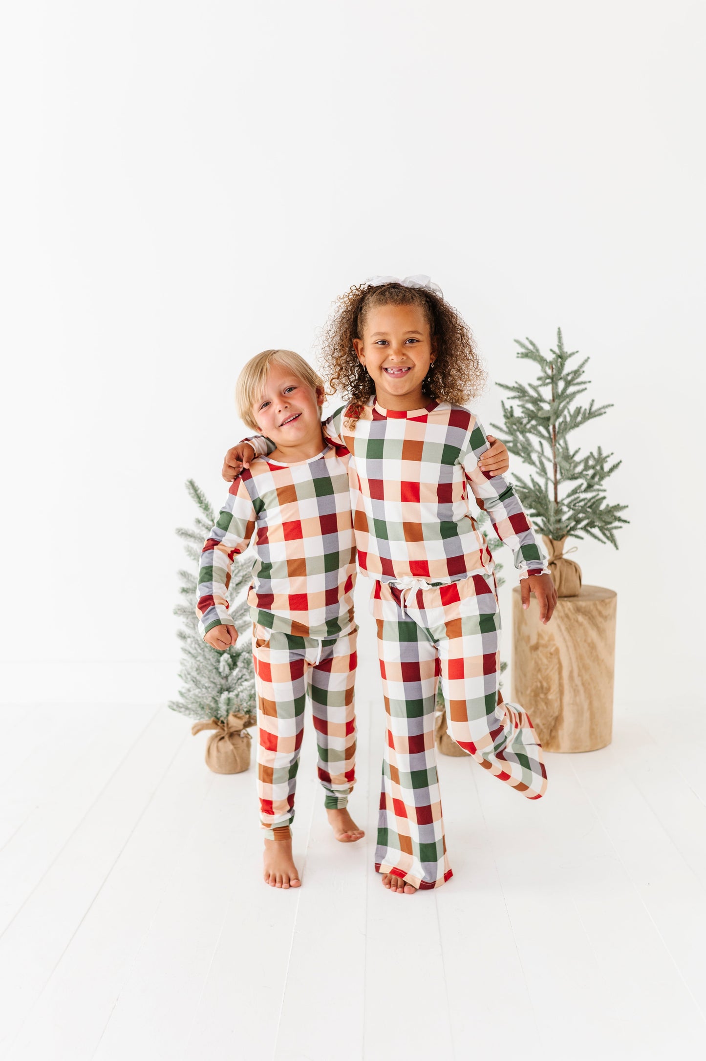 Holiday Plaid | BOYS JOGGER SET
