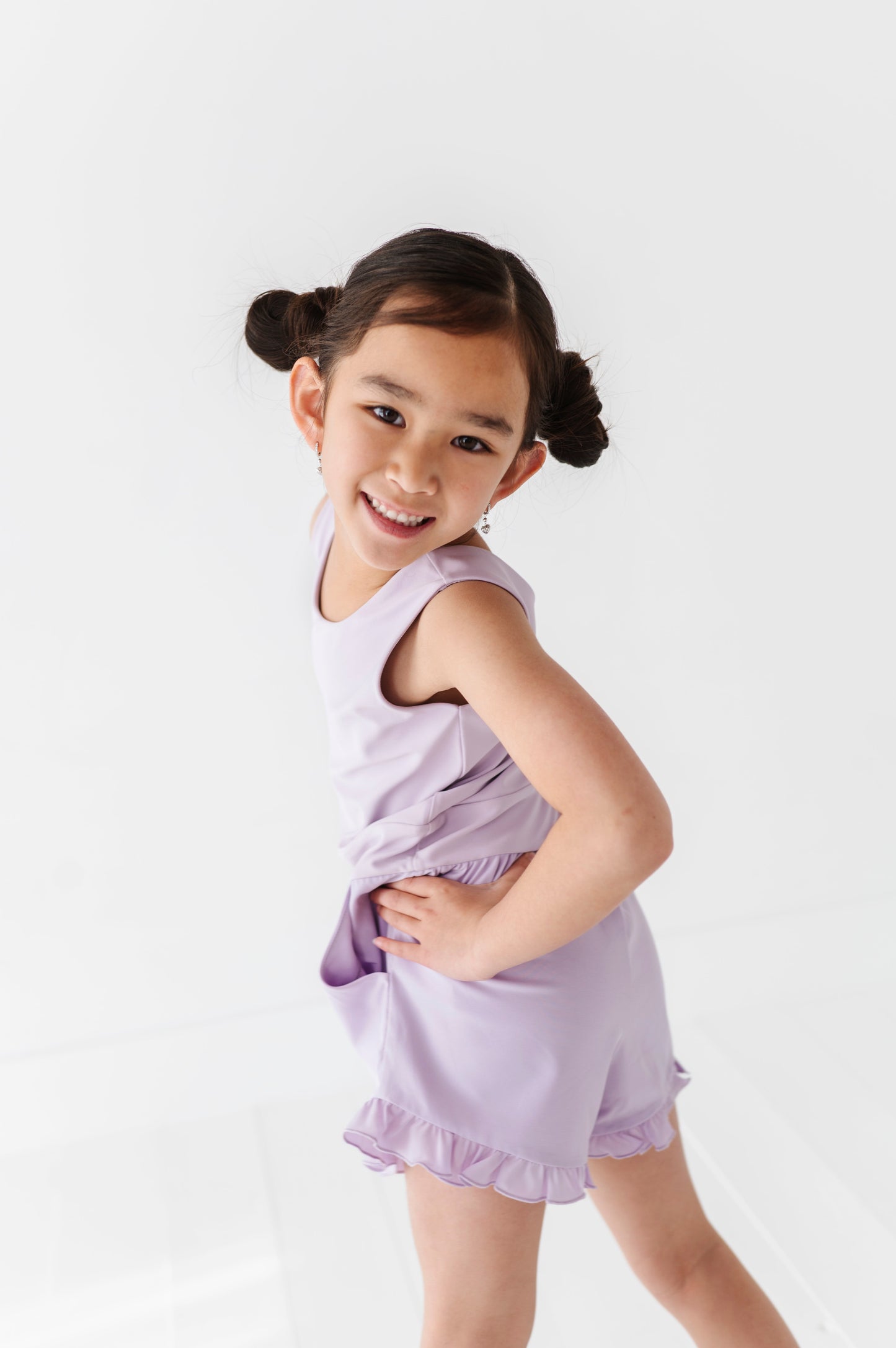 Very Violet | Ruffle Romper