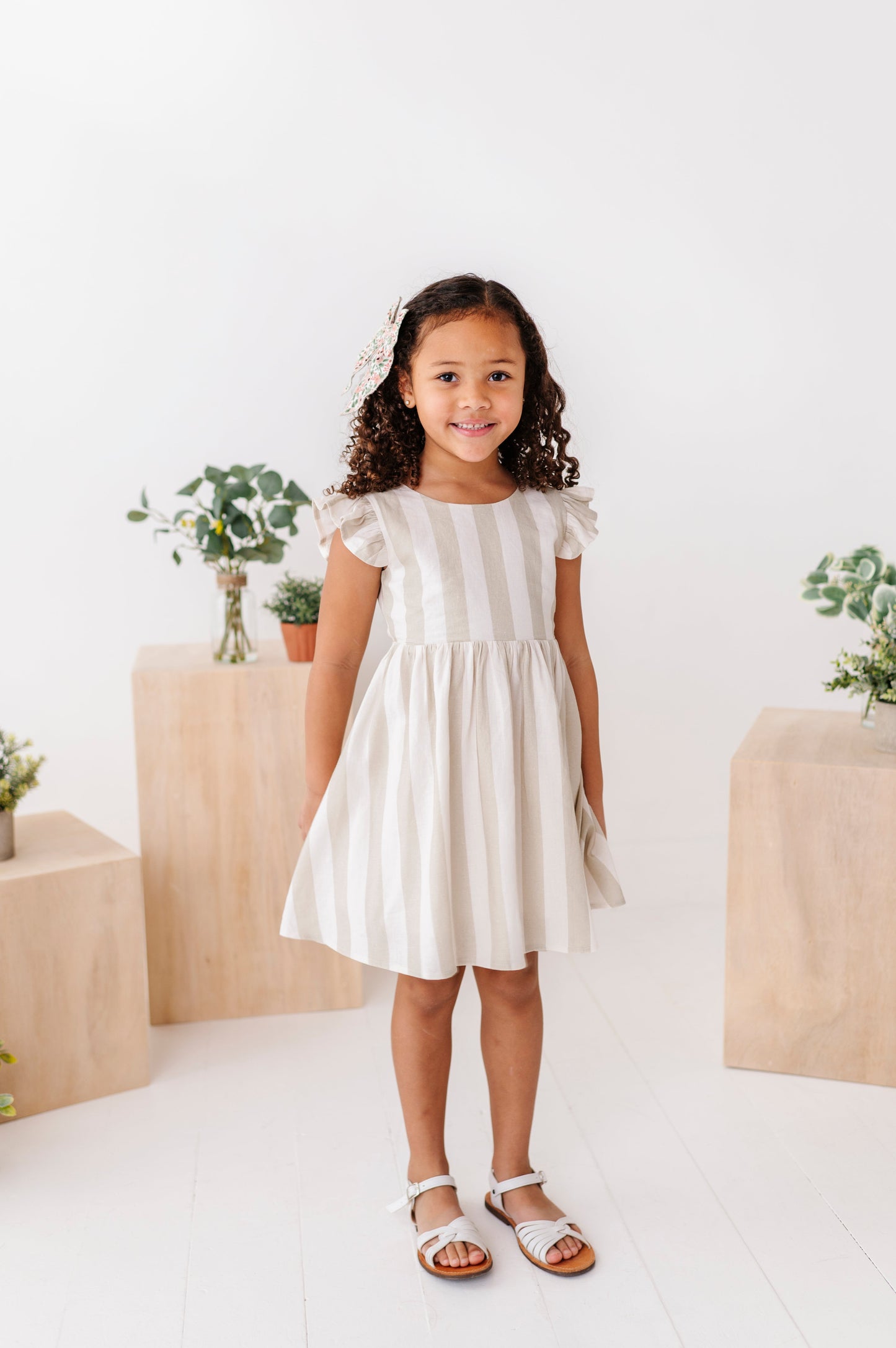Coastal Stripes | Tie Back DRESS