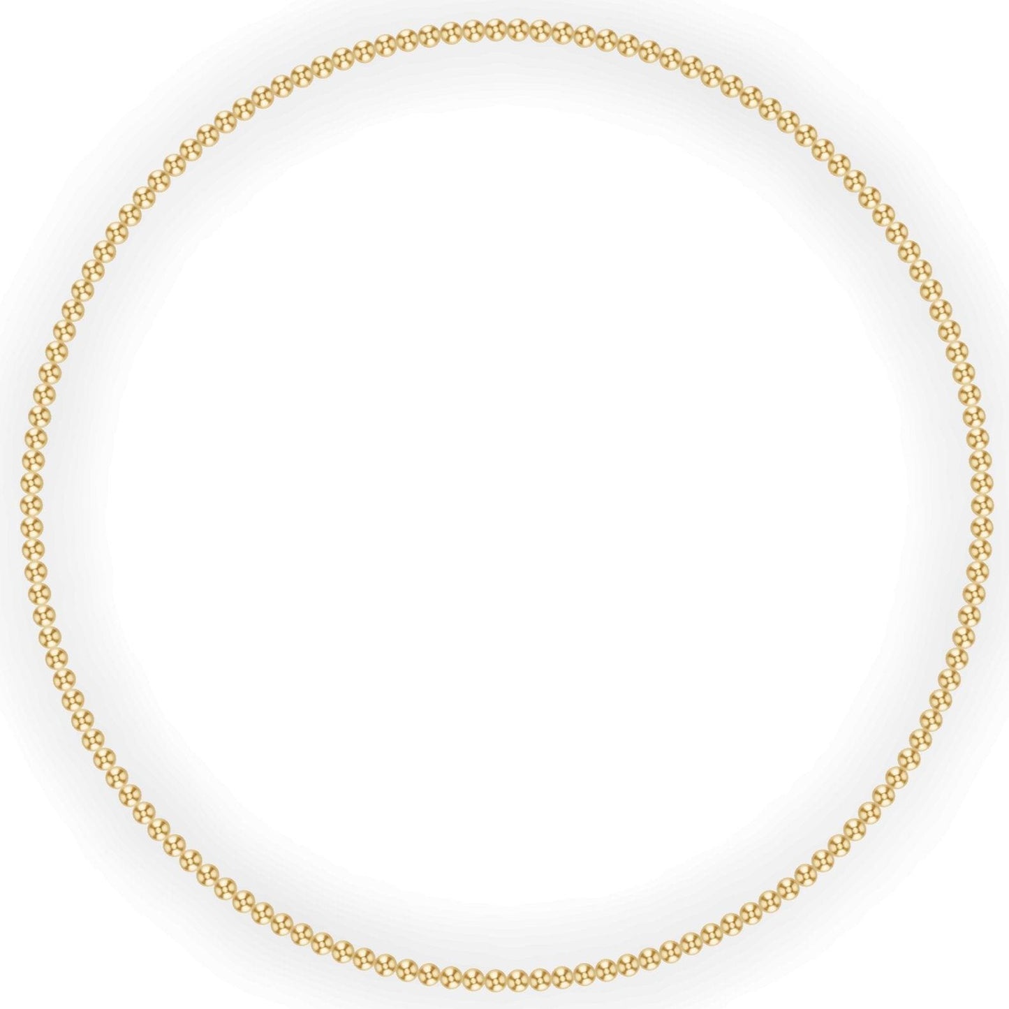 3MM Gold Ball Necklace - Little Joy Co.
