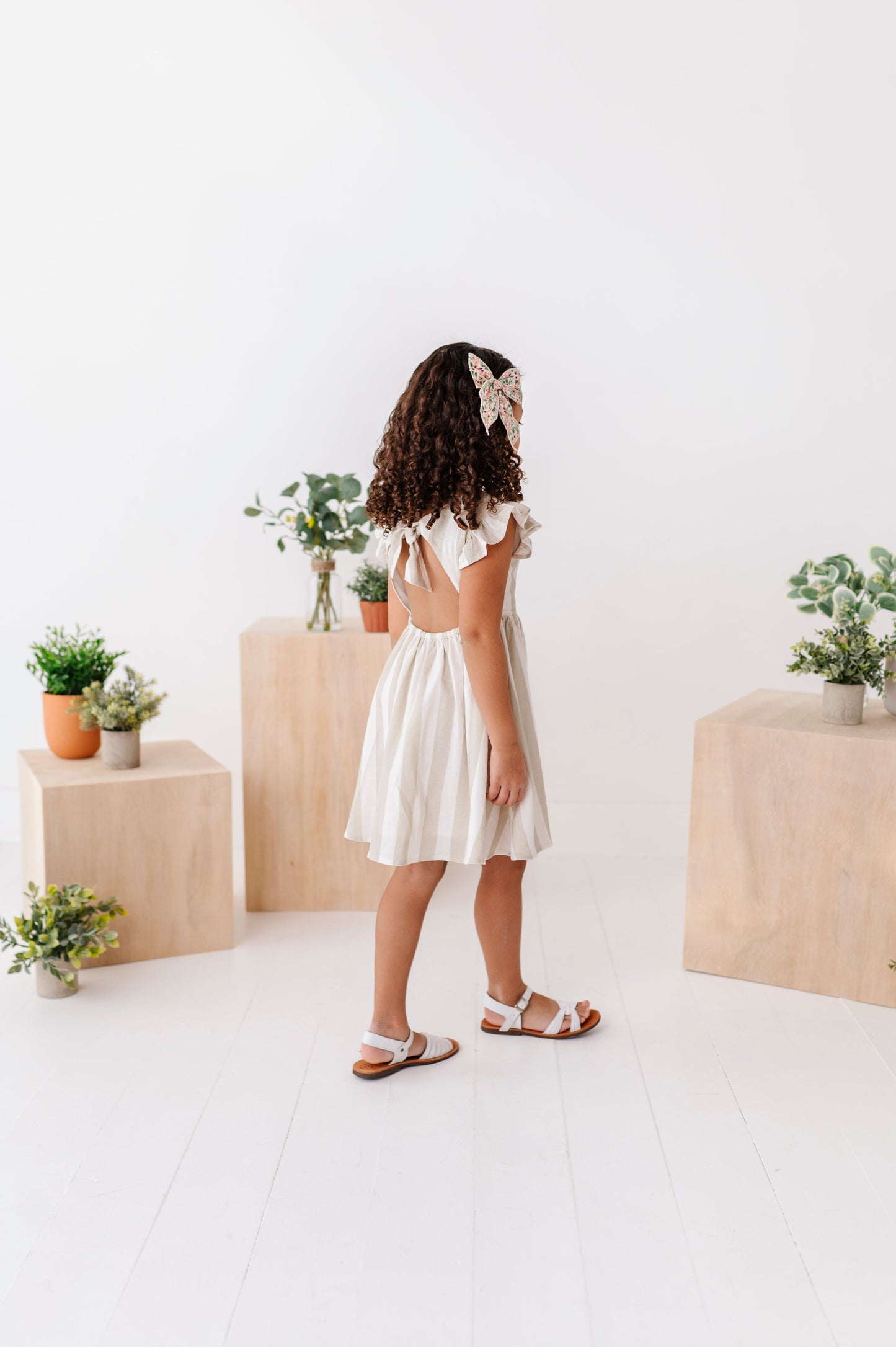Coastal Stripes | Tie Back DRESS
