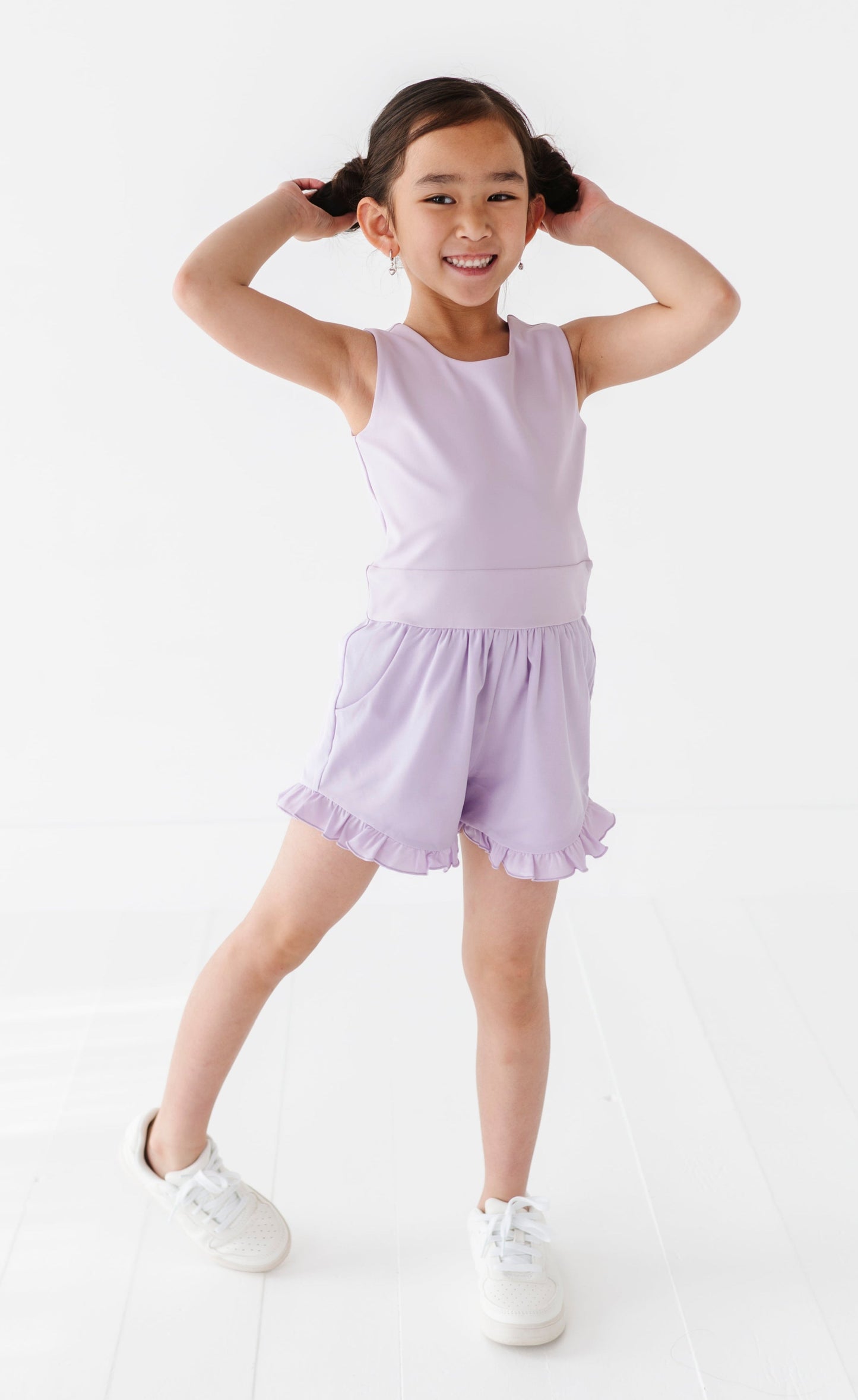 Very Violet | Ruffle Romper