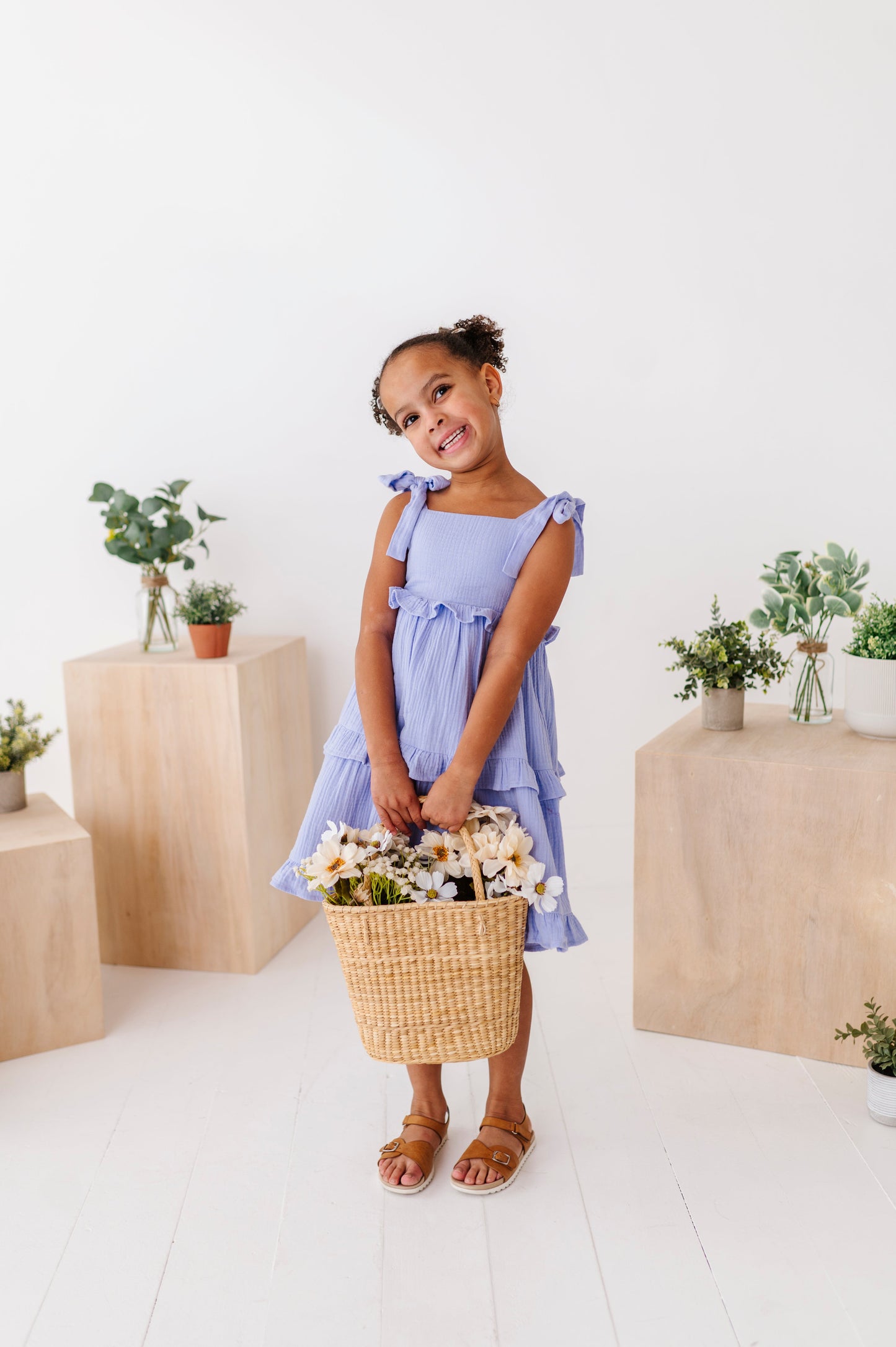 Ocean | Ruffle Strappy Twirl Dress