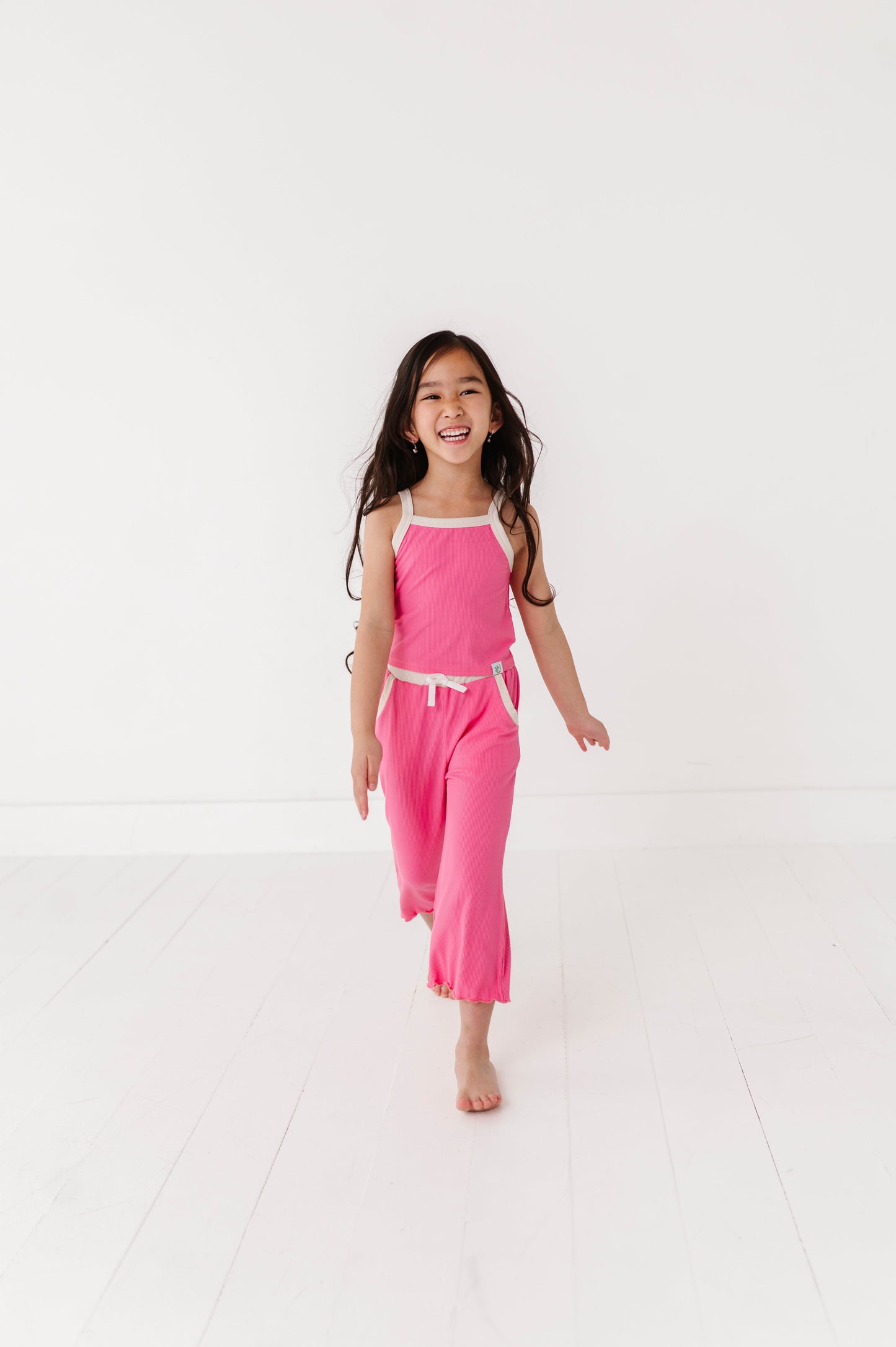 ROSEY | Tank + Wide Leg Pant RIB SET