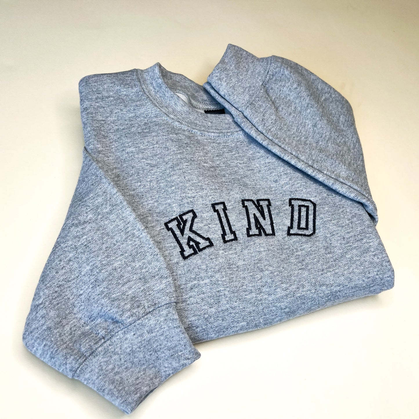 Kind Varsity Embroidered Child Sweatshirt