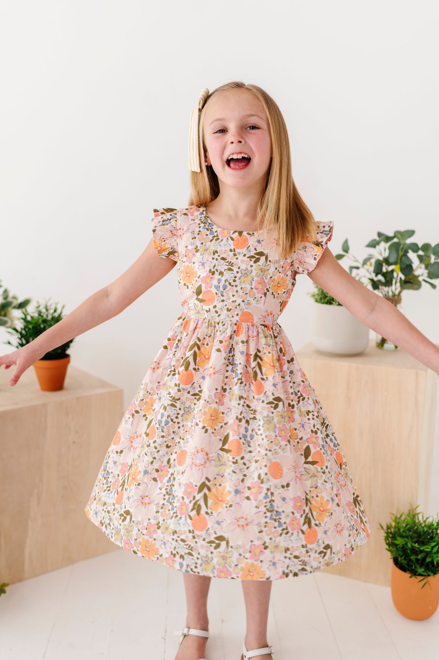 Vintage Blooms | Tie Back DRESS