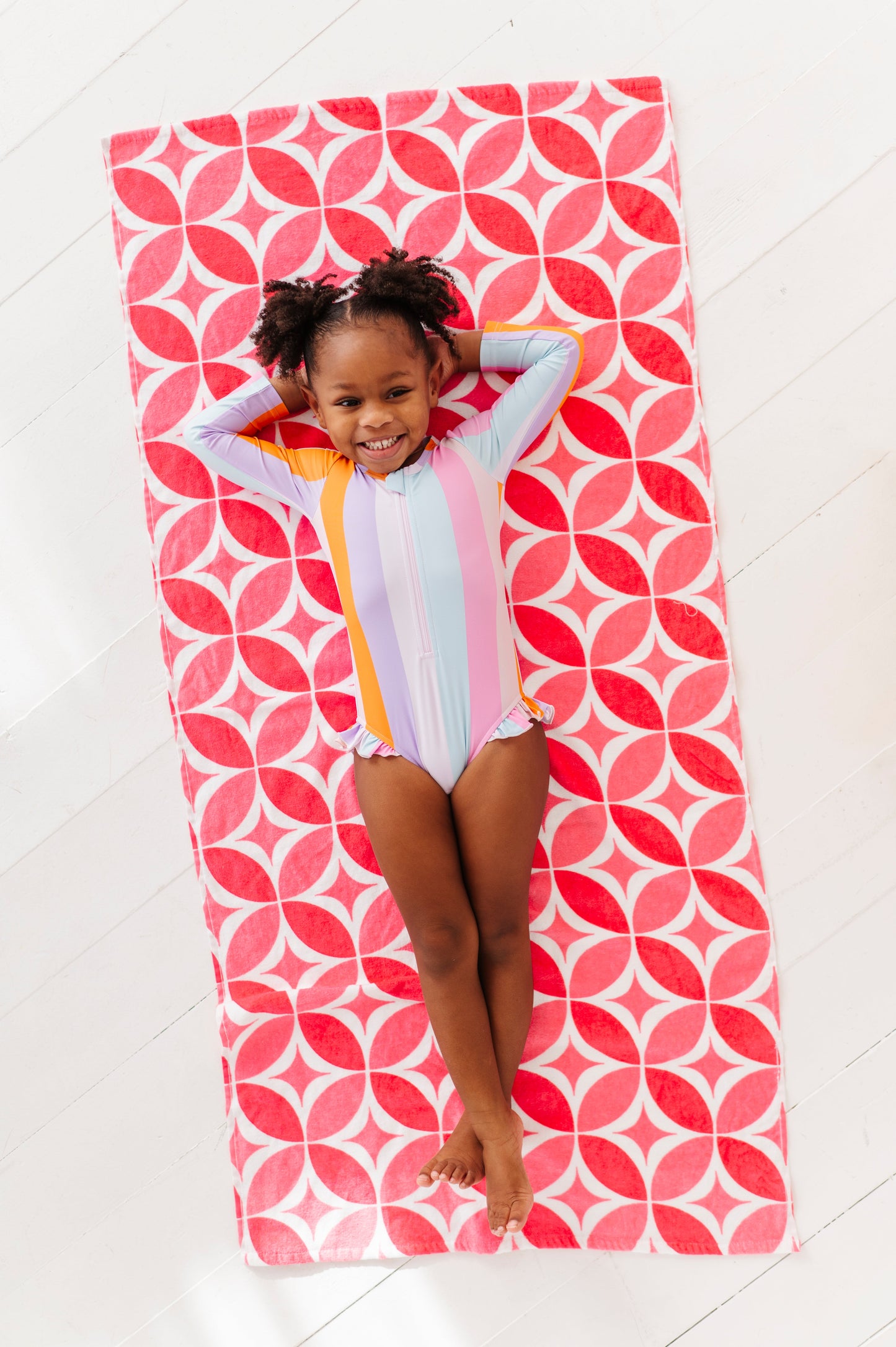 Summer Stripes: ONE-PIECE Rashguard