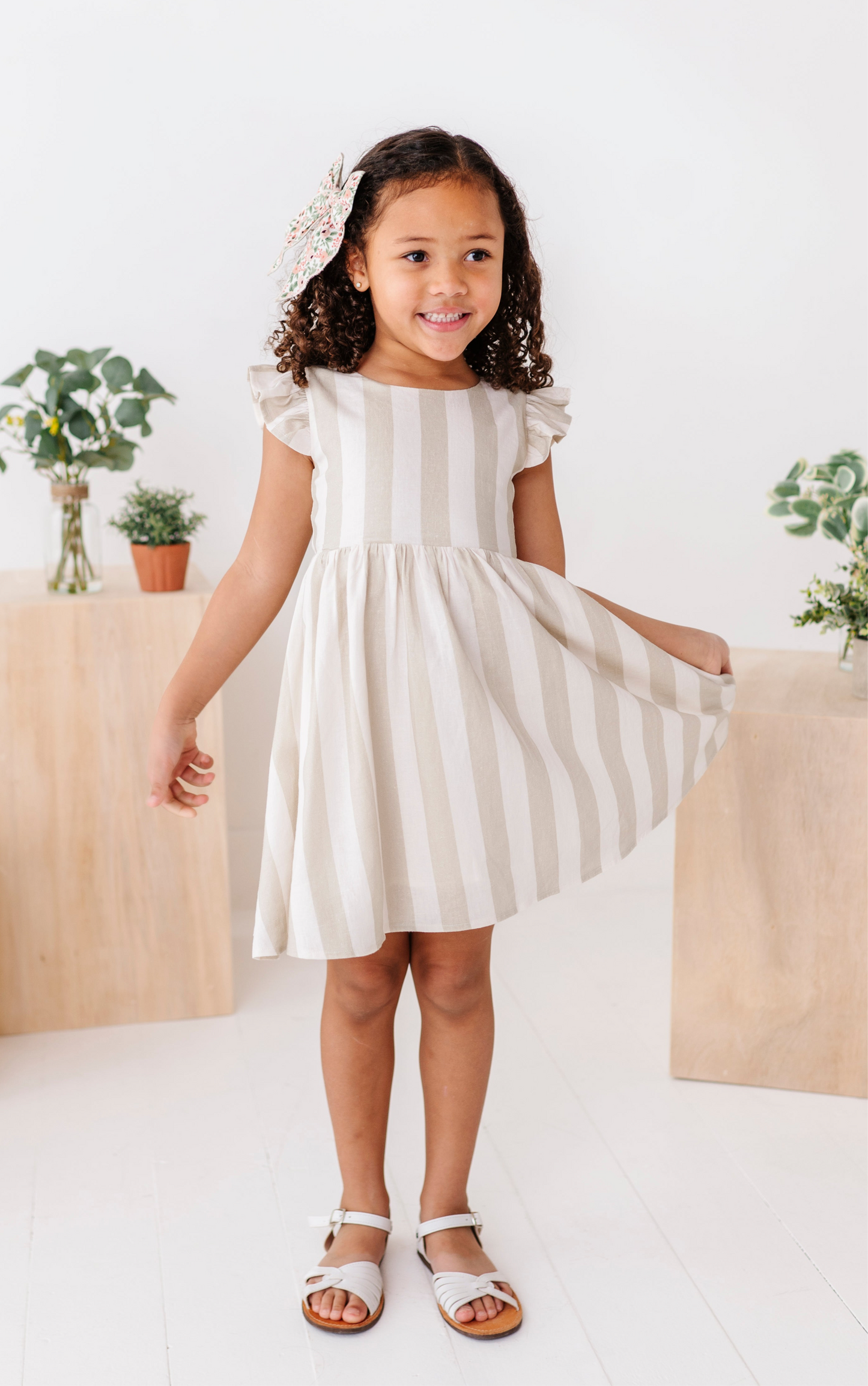 Coastal Stripes | Tie Back DRESS