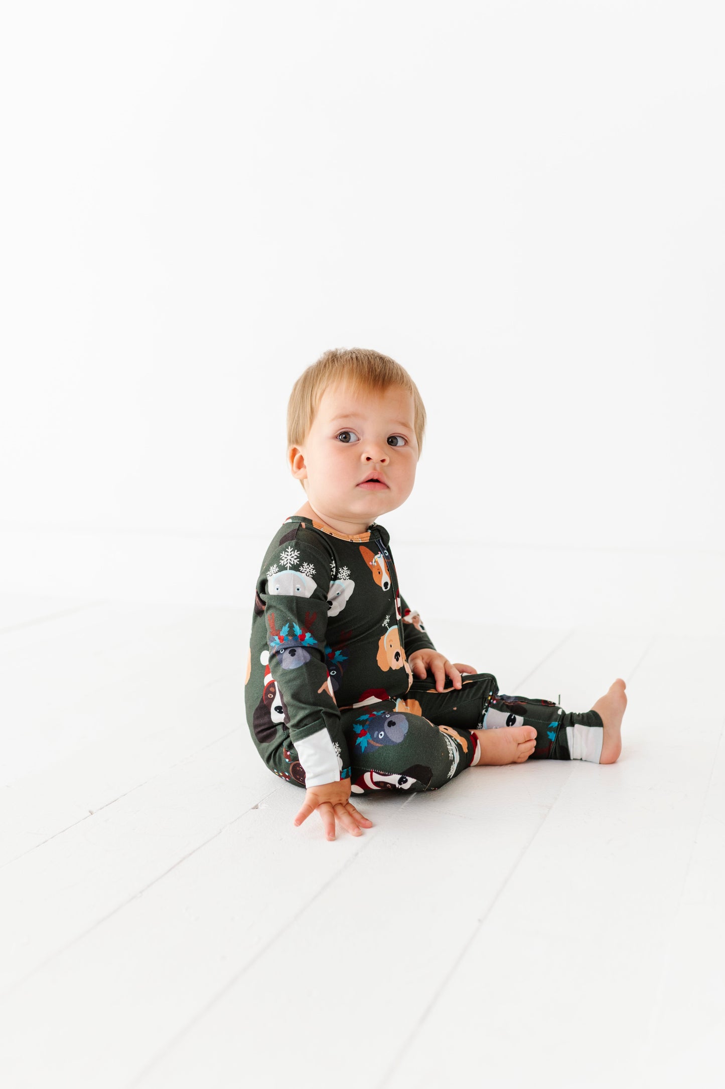 Christmas Doggies | ZIP ROMPER