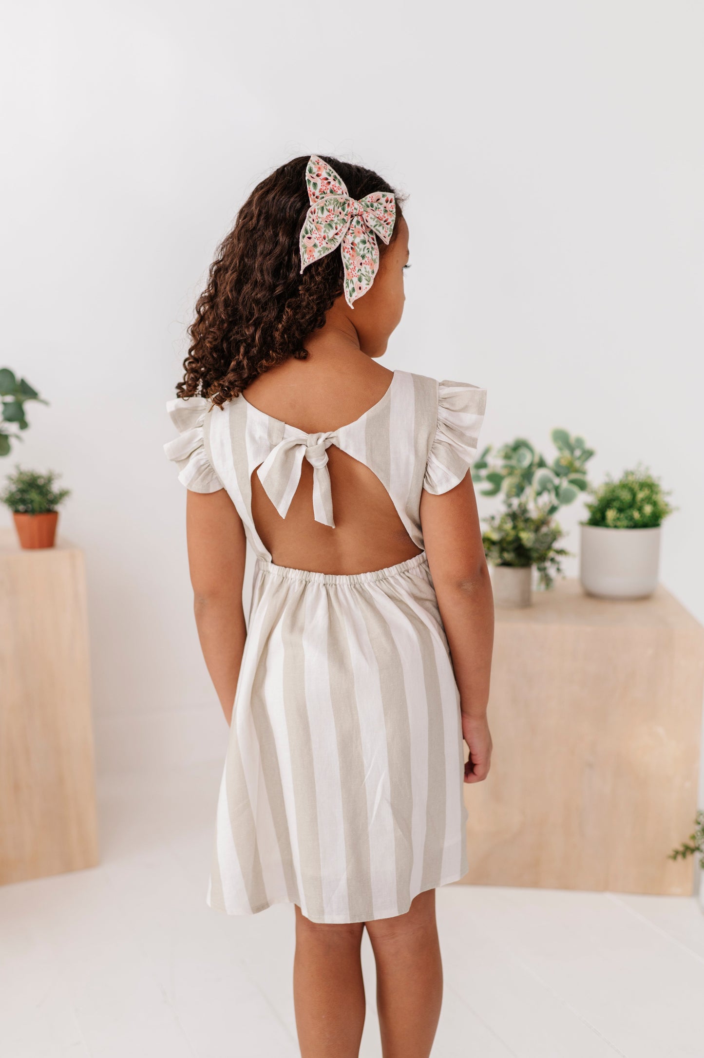 Coastal Stripes | Tie Back DRESS