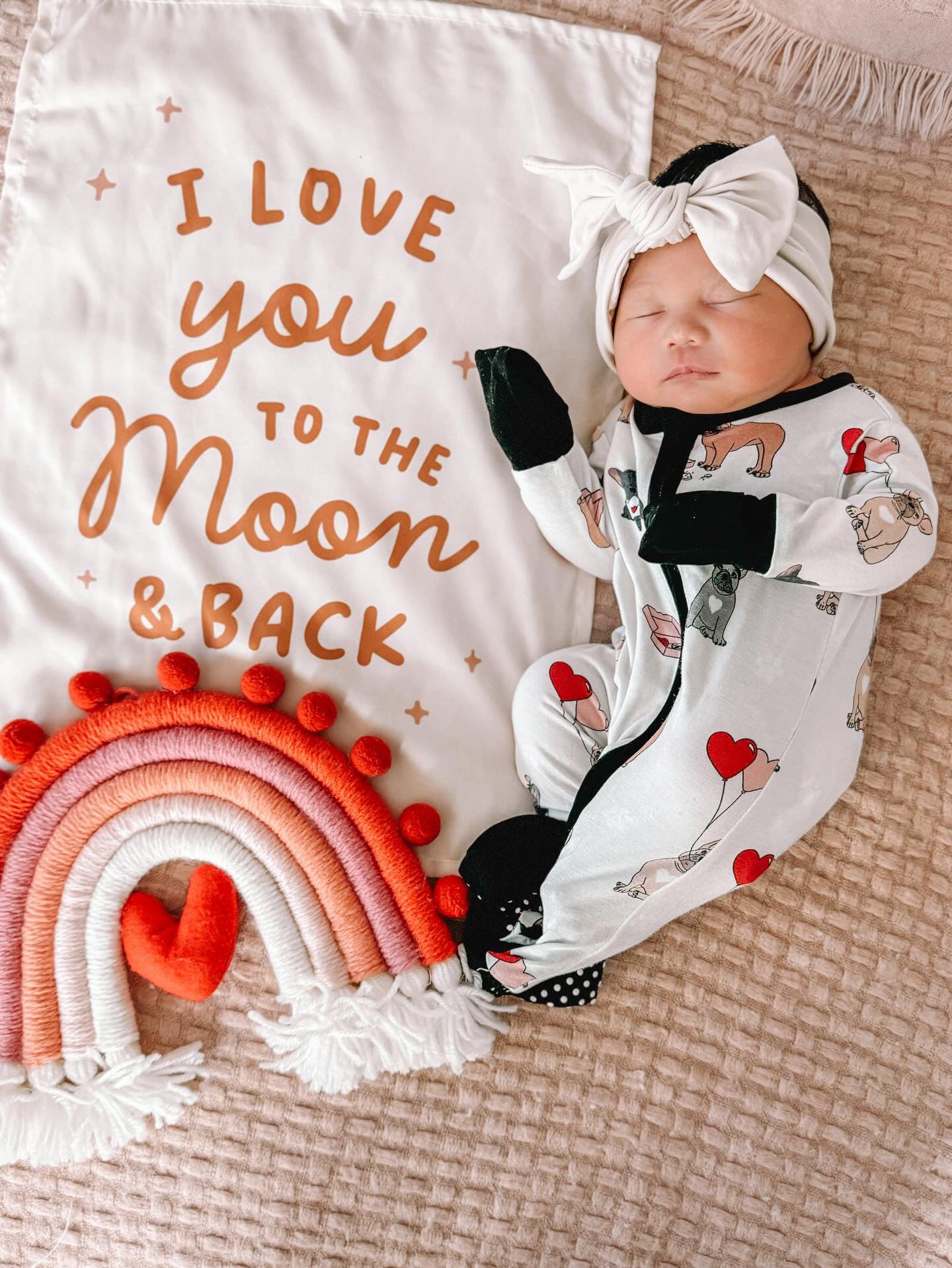 {Neutral} Love You To The Moon Banner