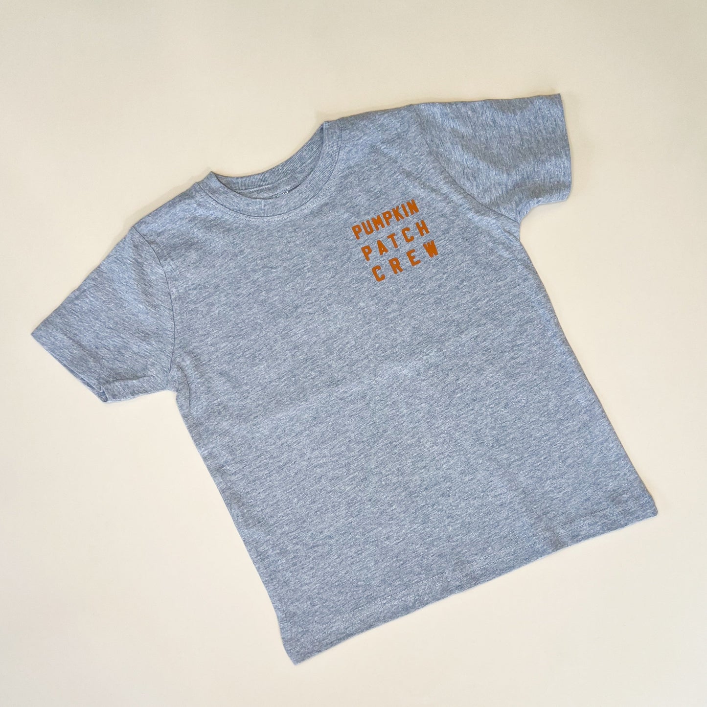 Pumpkin Patch Crew Classic Child Tee - Burnt Orange Design