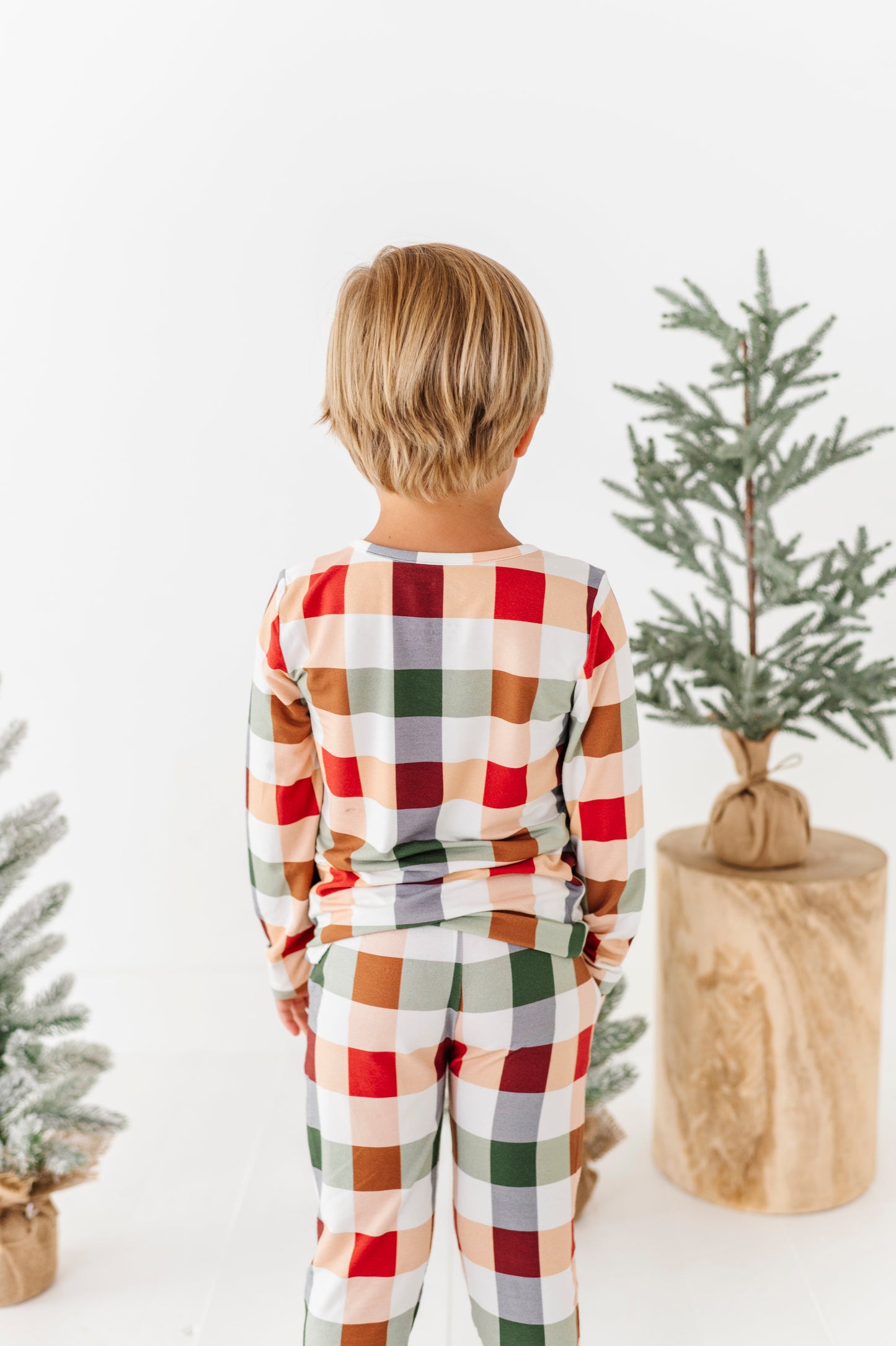 Holiday Plaid | BOYS JOGGER SET