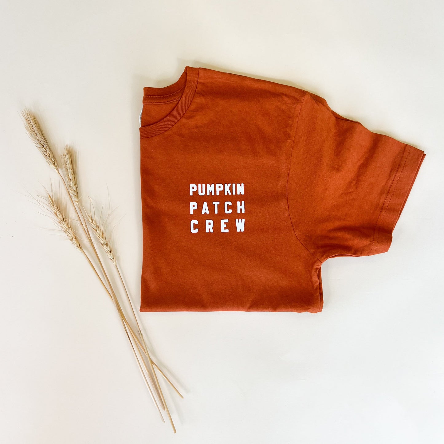 Pumpkin Patch Crew Classic Adult Tee - White Design