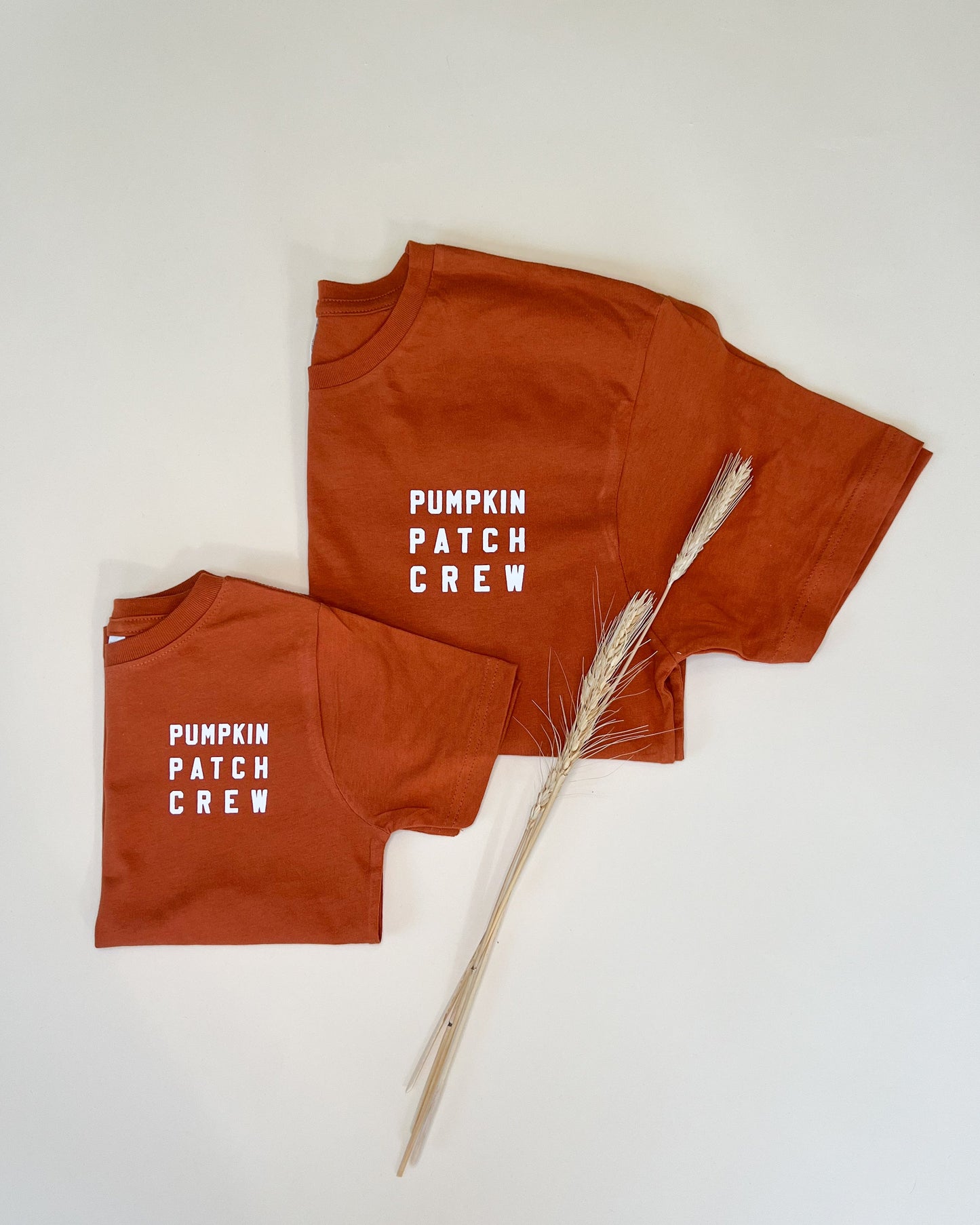 Pumpkin Patch Crew Classic Child Tee - White Design