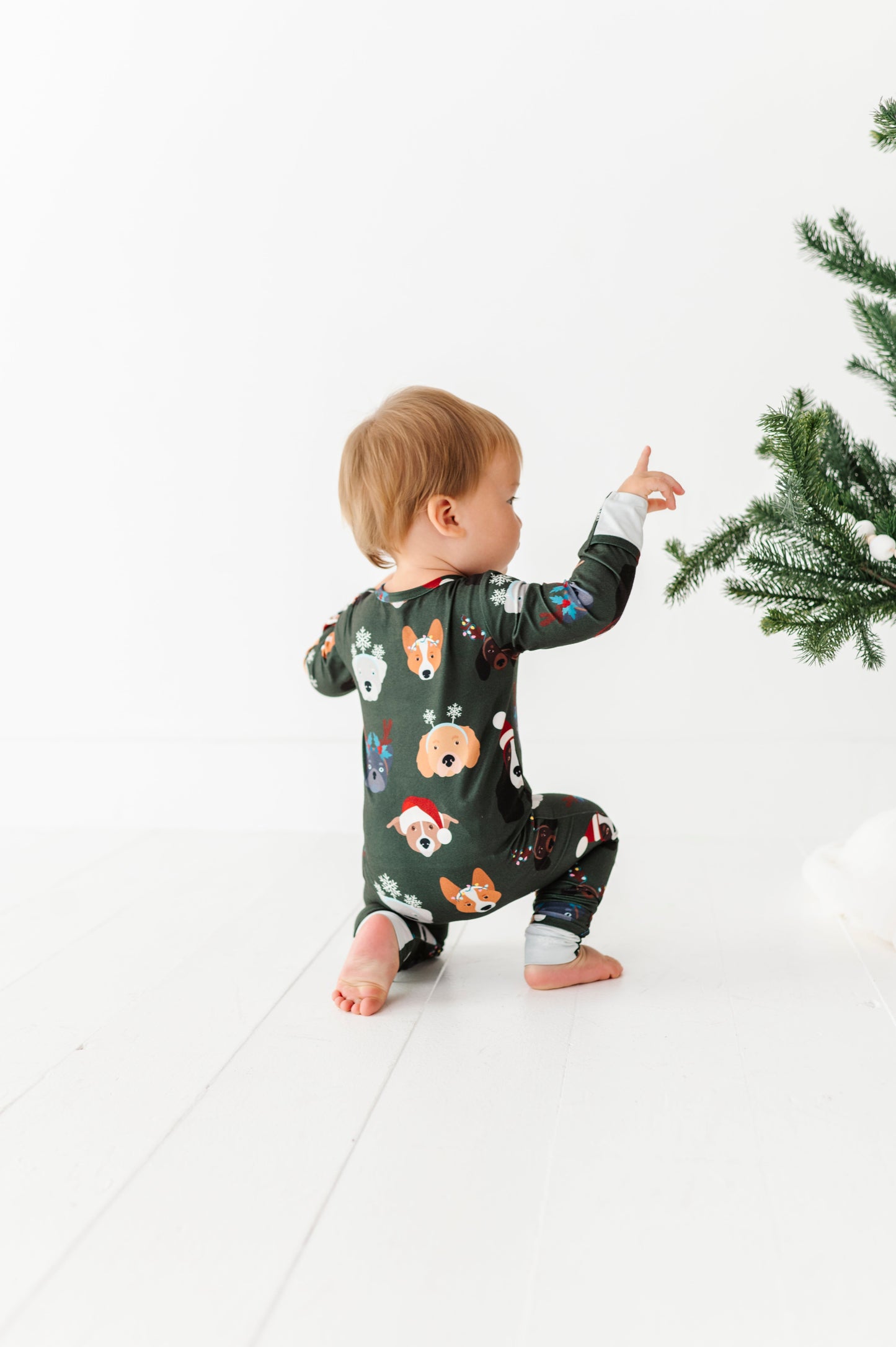 Christmas Doggies | ZIP ROMPER