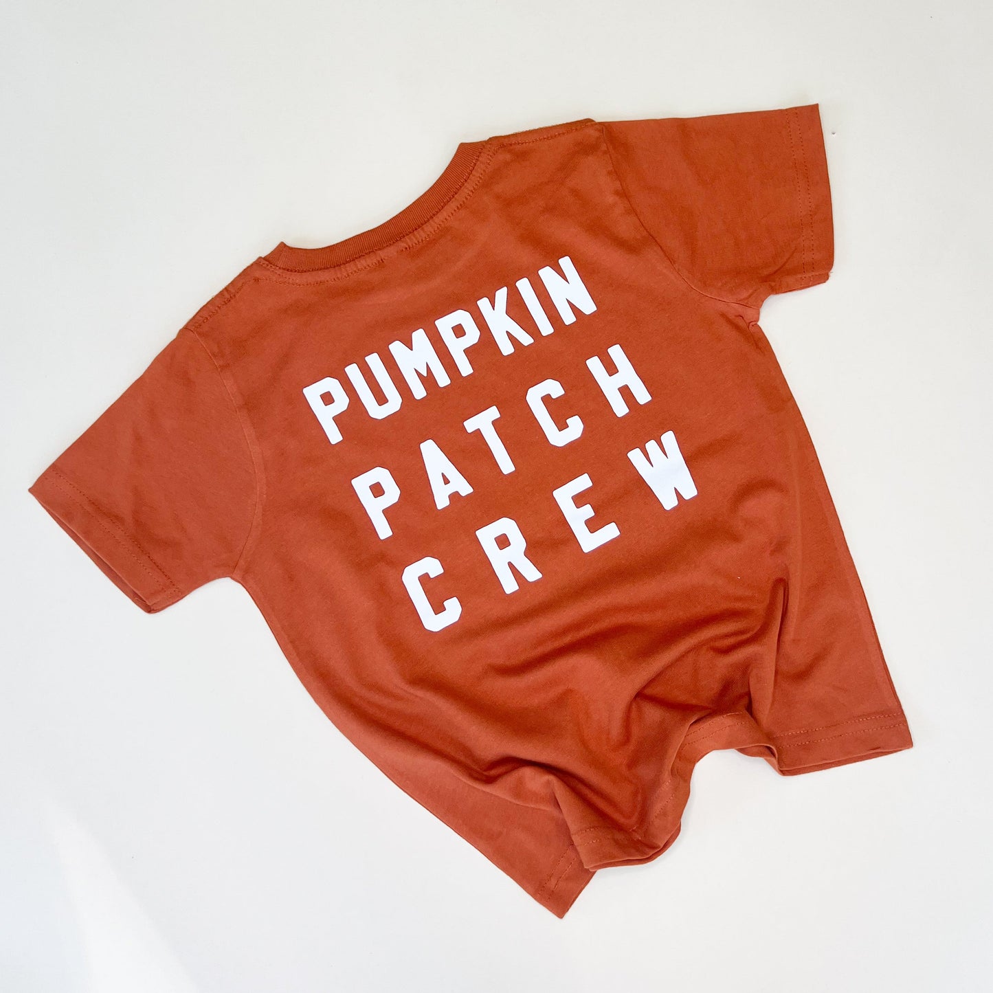 Pumpkin Patch Crew Classic Child Tee - White Design