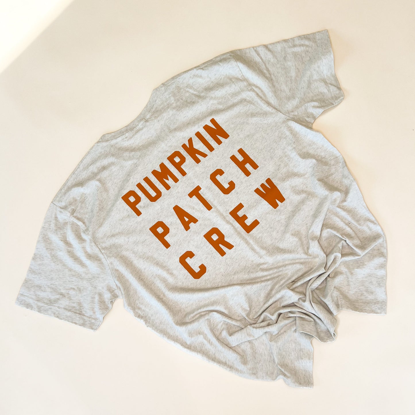 Pumpkin Patch Crew Classic Adult Tee - Burnt Orange Design