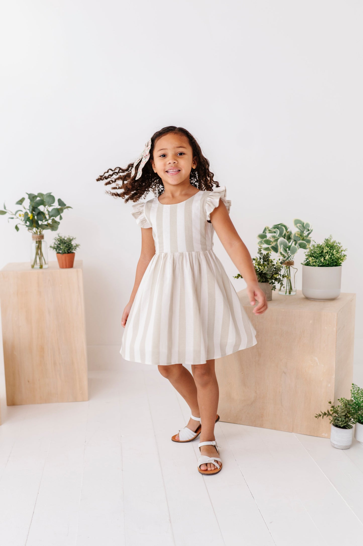 Coastal Stripes | Tie Back DRESS