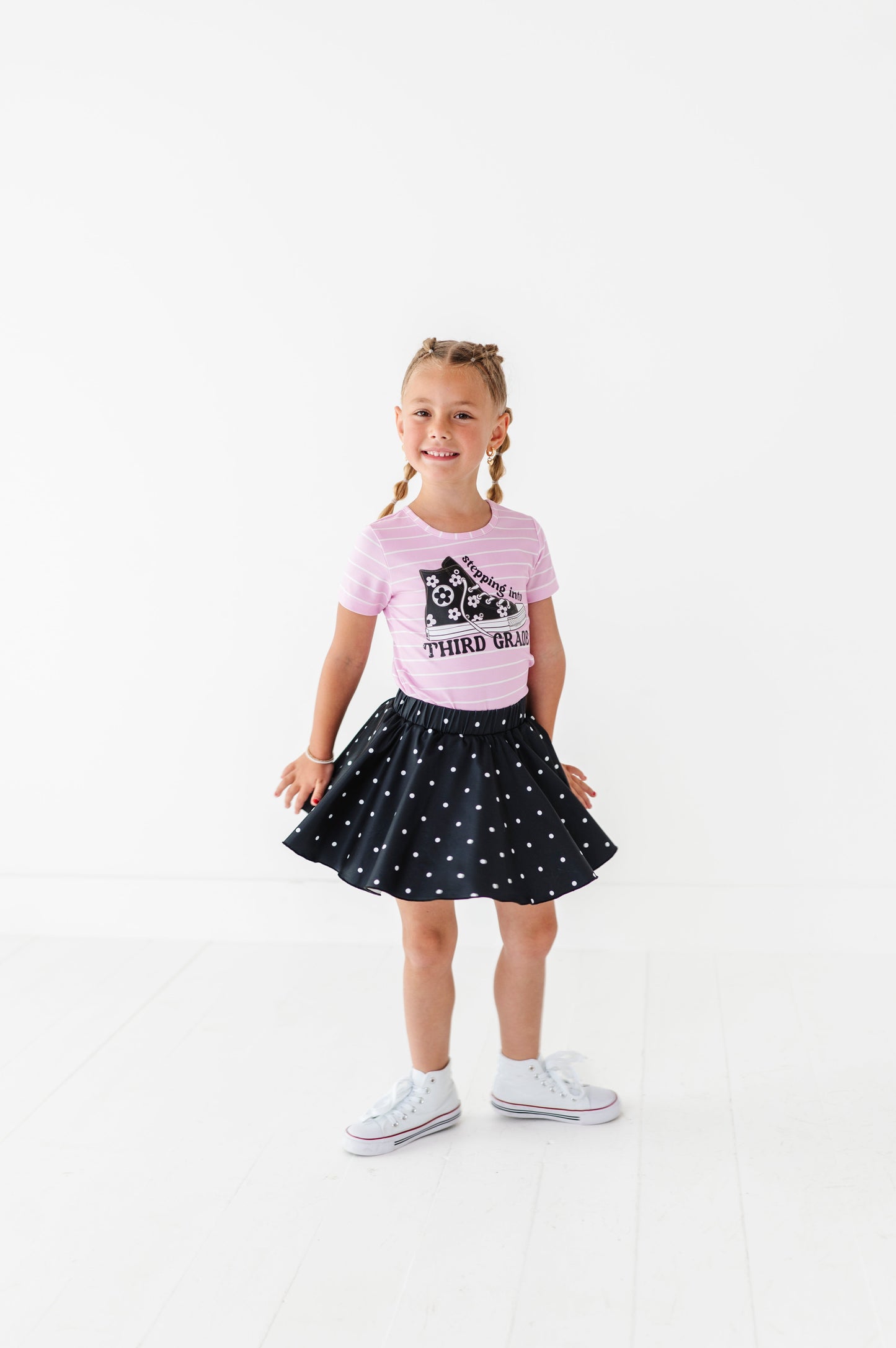 GIRLS “Stepping into…” Grade Level Tee (ALL GRADES HERE)