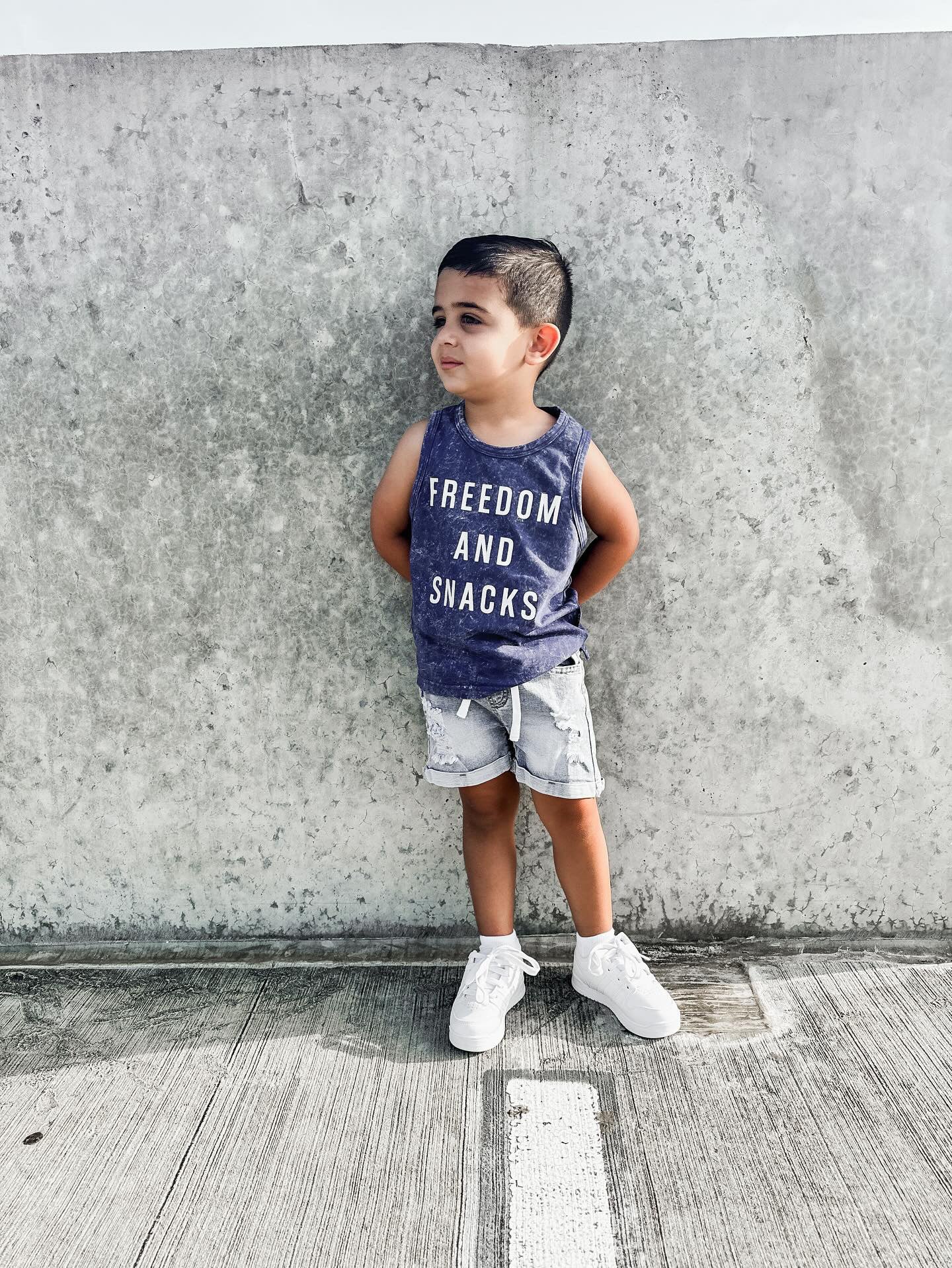 Freedom And Snacks Child Tank