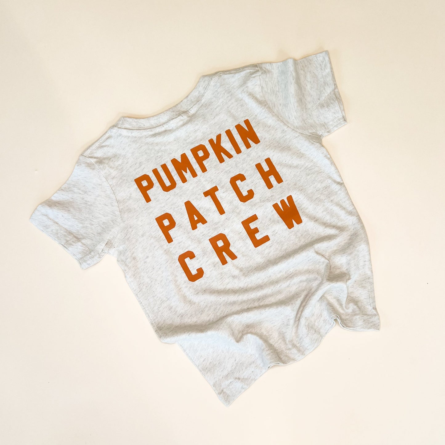 Pumpkin Patch Crew Classic Child Tee - Burnt Orange Design