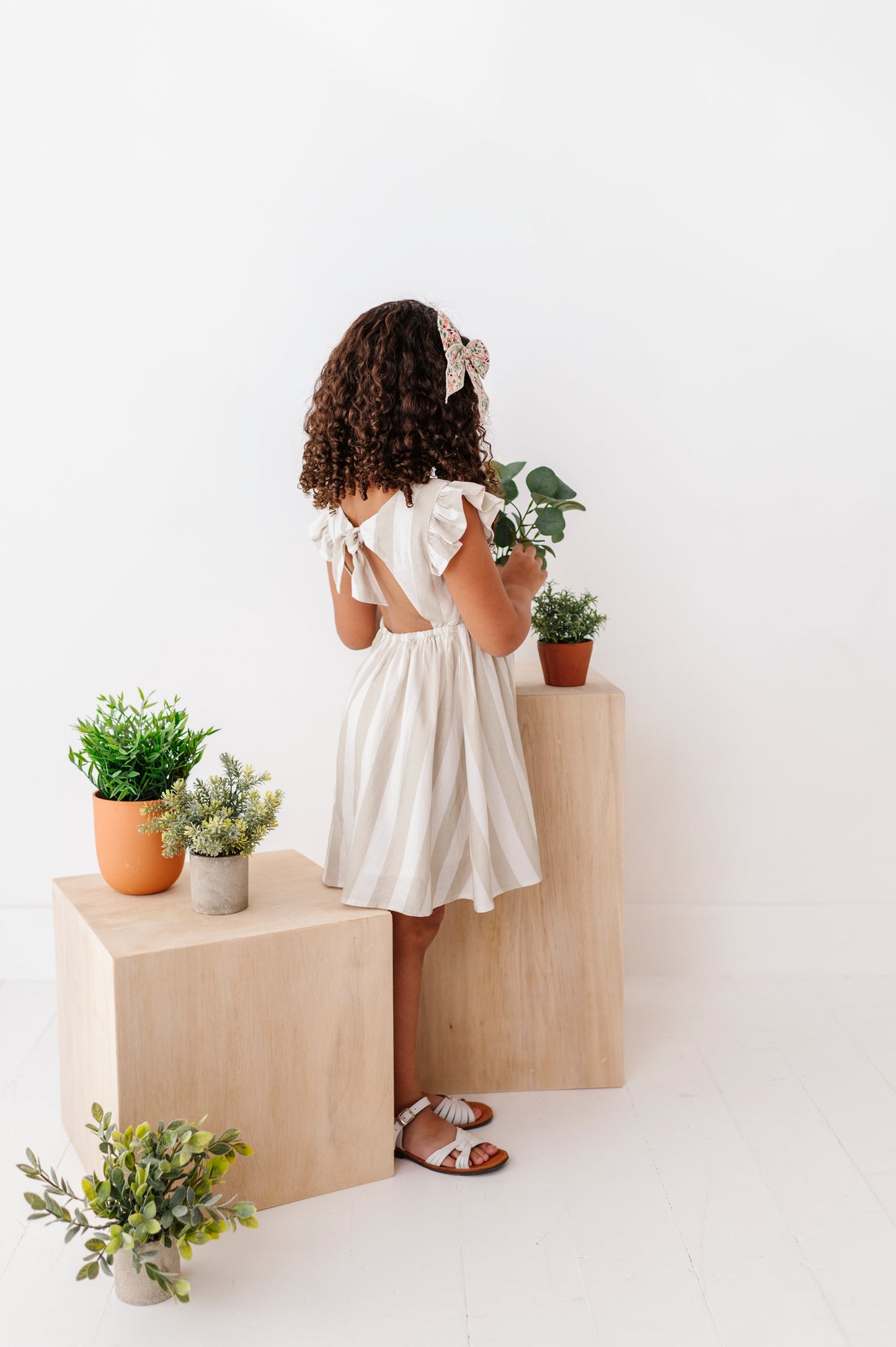 Coastal Stripes | Tie Back DRESS