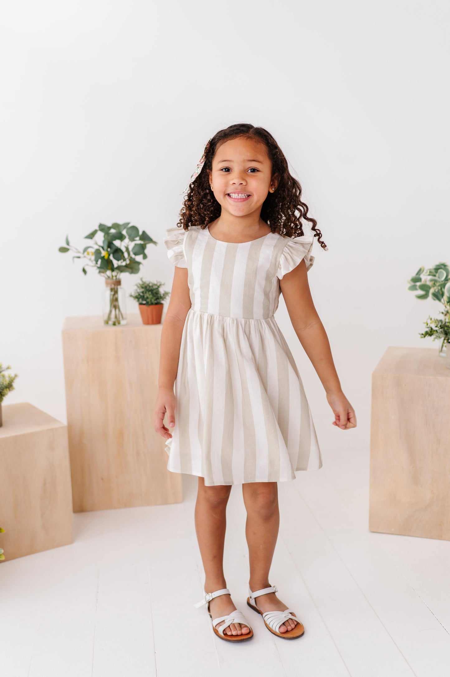 Coastal Stripes | Tie Back DRESS