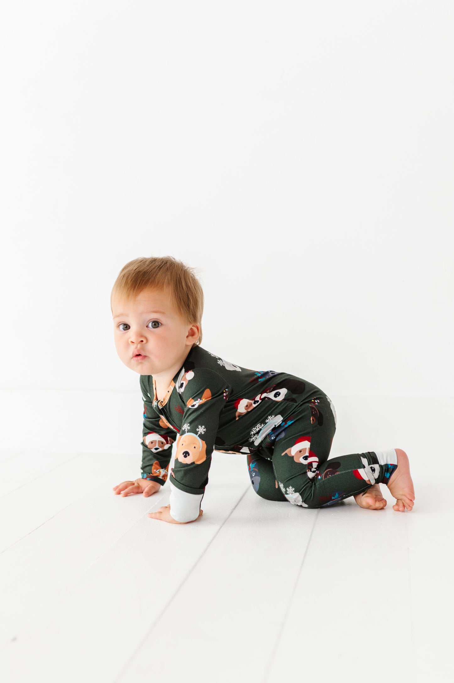 Christmas Doggies | ZIP ROMPER