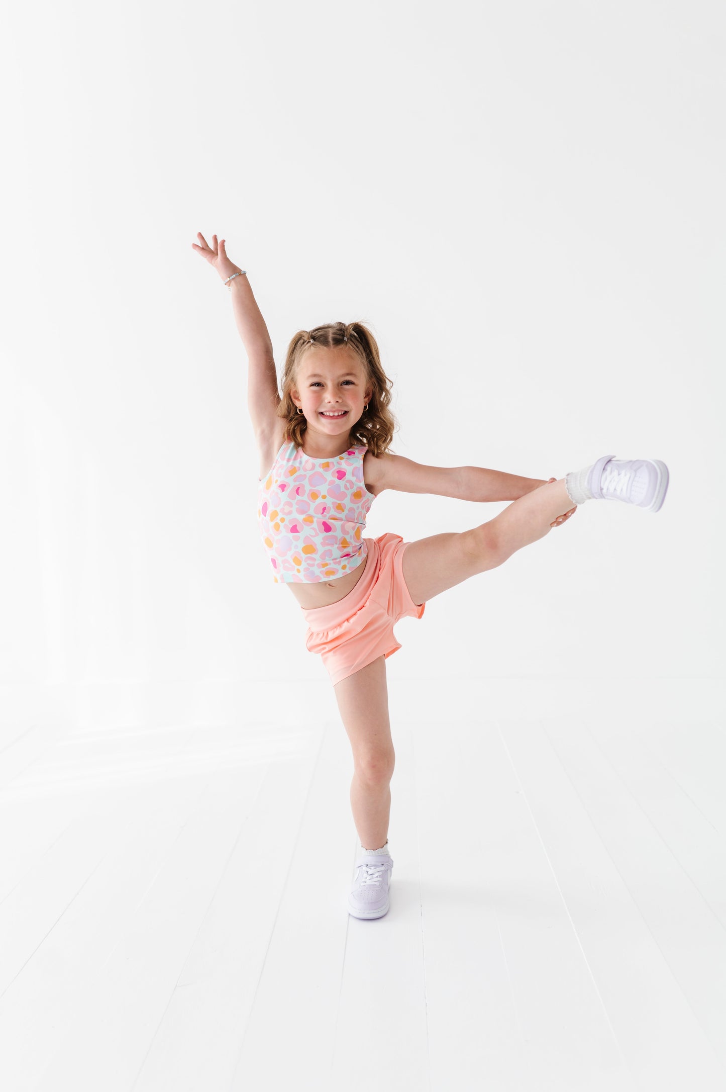 Peachy Pearl | Ruffle Bum Runner Shorts